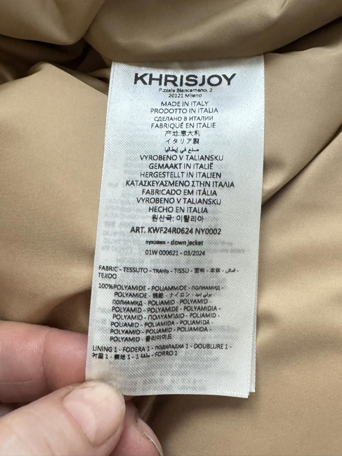 Khrisjoy Khrisjoy Corazon Shiny Beige Puffer Sz S Retail $2399 Size S / US 4 / IT 40 - 8 Thumbnail