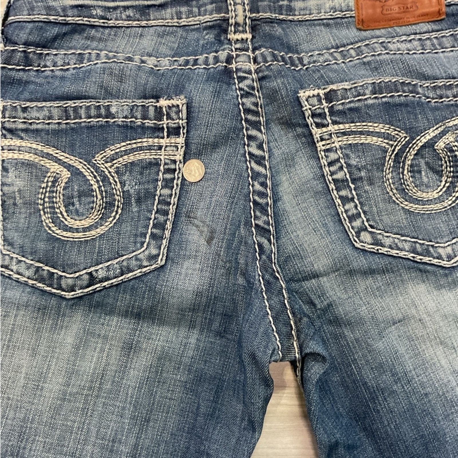 Big Star Big Star Nico Distressed Jeans Size 29" - 8 Thumbnail