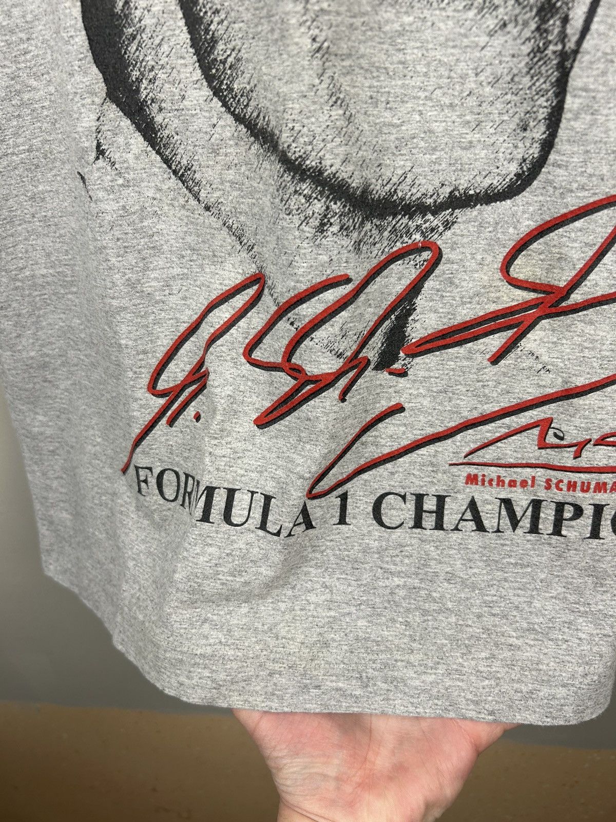 Formula 1 Vintage Formula 1 Champion Michael Schumacher Racing T shirt Size US L / EU 52-54 / 3 - 7 Thumbnail