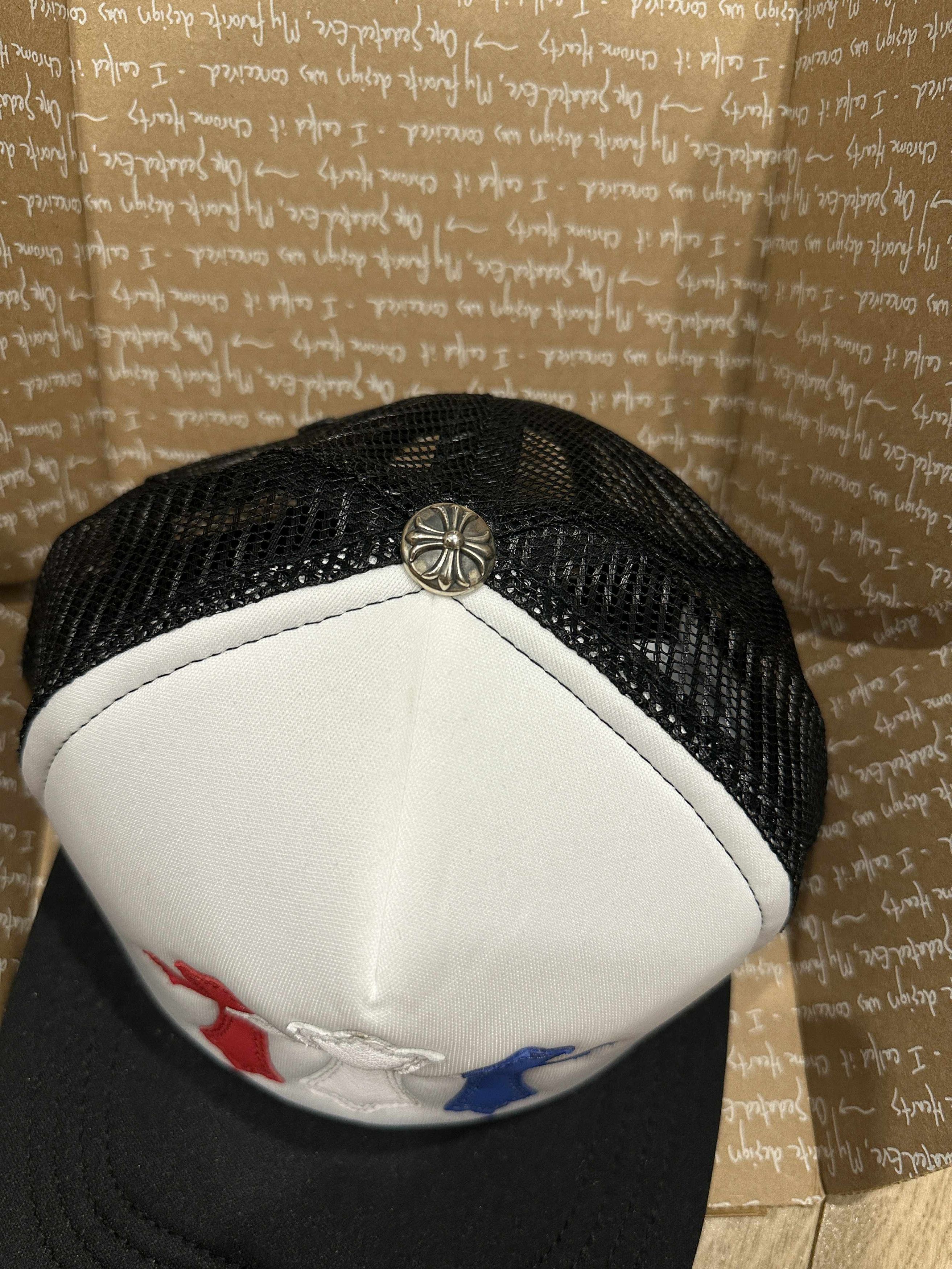 Chrome Hearts Chrome Hearts hat trucker king taco red white blue Size ONE SIZE - 5 Thumbnail