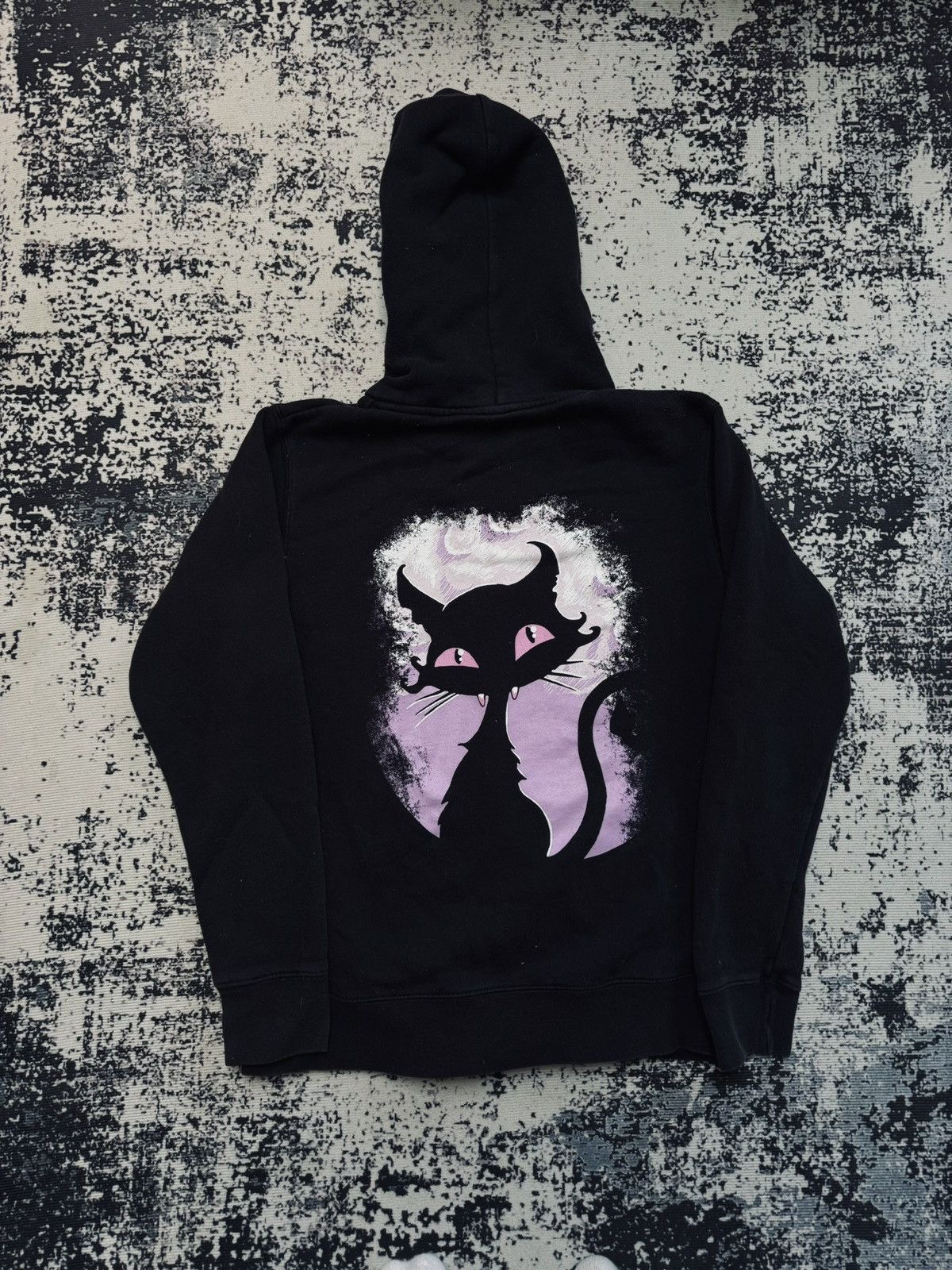 Vintage vintage 90s cats the musical faded black zip hoodie womens Size US XL / EU 56 / 4 - 1 Thumbnail