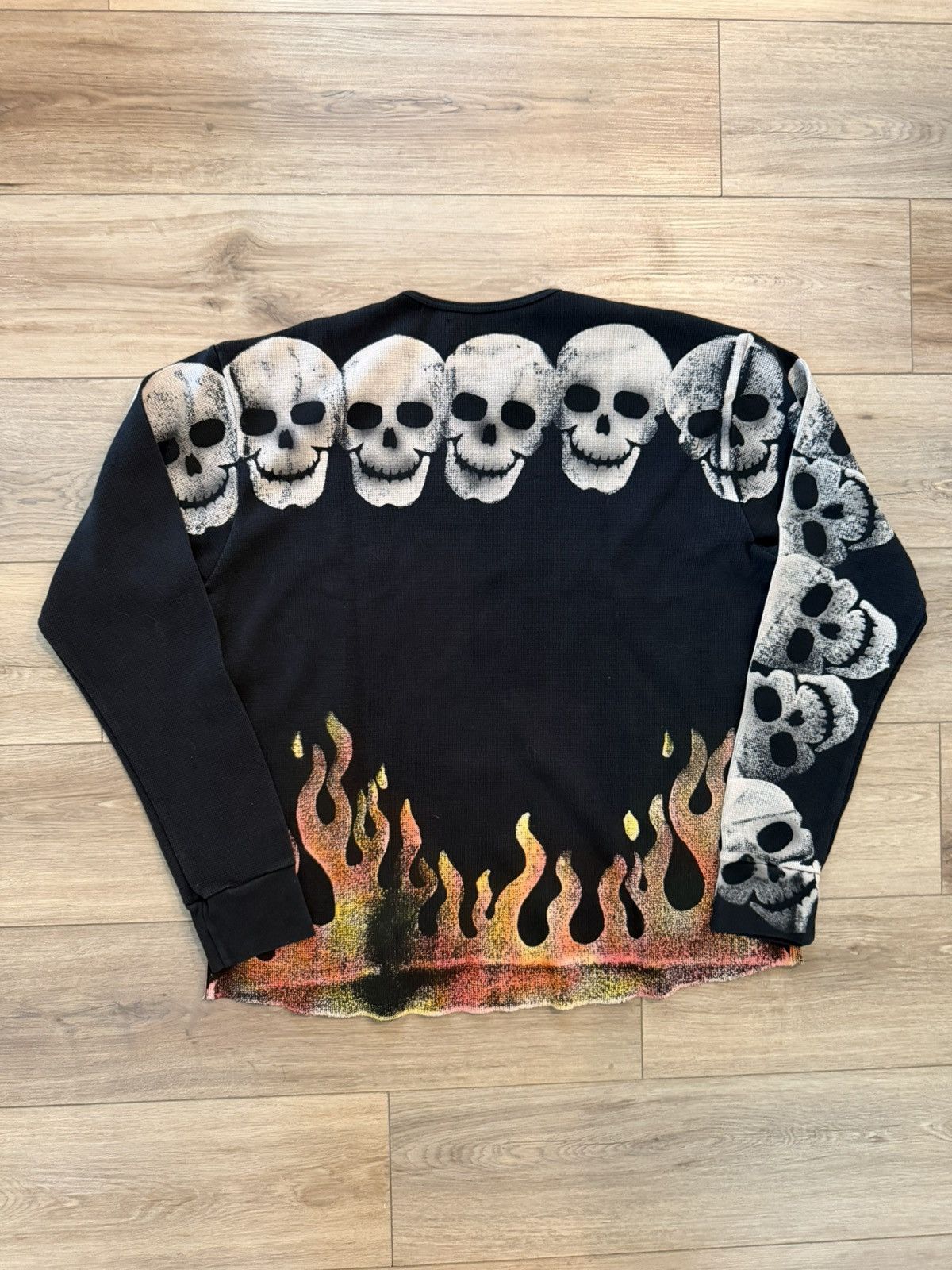 Satoshi Nakamoto Satoshi Nakamoto Lost Boys Skull Thermal Longsleeve Size US XXL / EU 58 / 5 - 3 Thumbnail