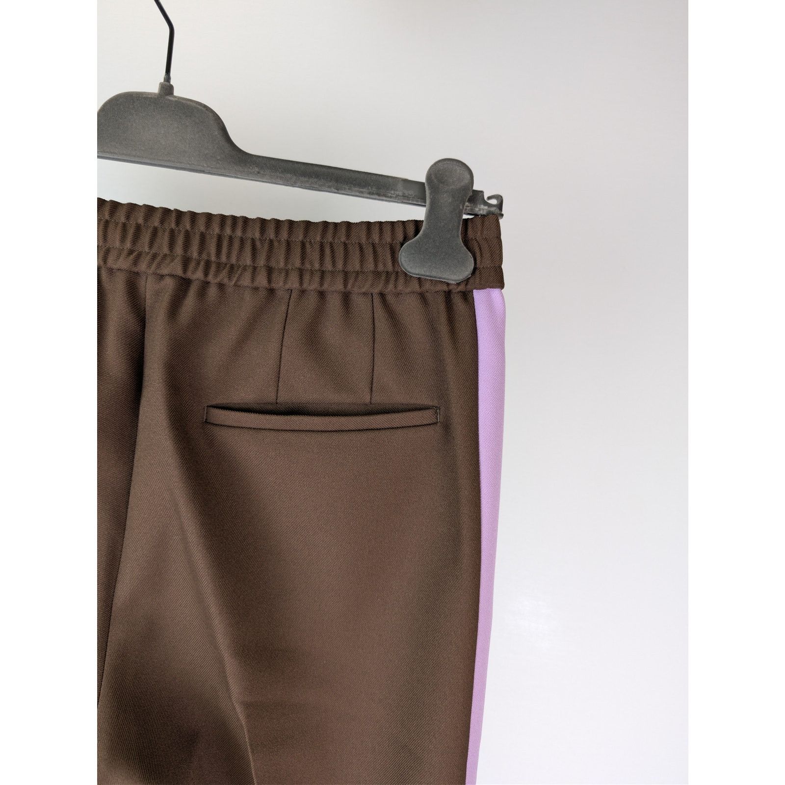 Gucci o1rshd1 Drawstring Fluid Drill Pants in Vanessa Brown / Mix Size US 32 / EU 48 - 15 Thumbnail