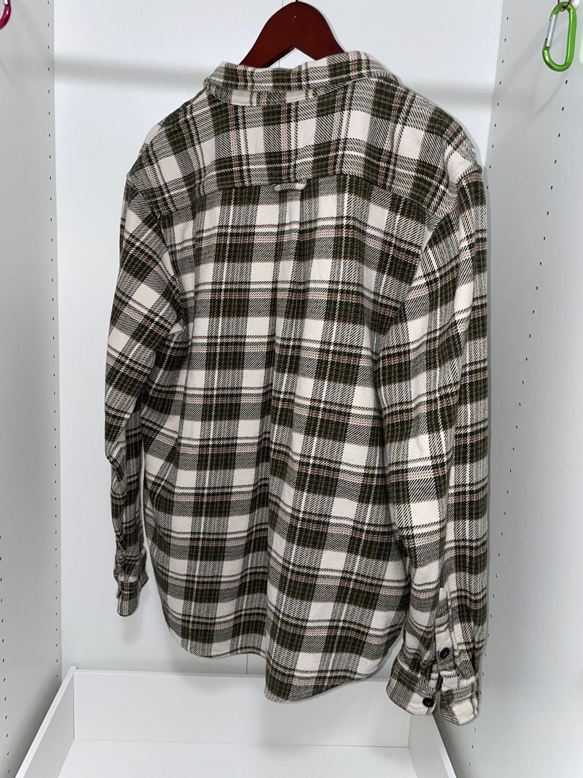 Orvis × Vintage Orvi’s Flannel (Orange/green/tan) Size US L / EU 52-54 / 3 - 2 Thumbnail