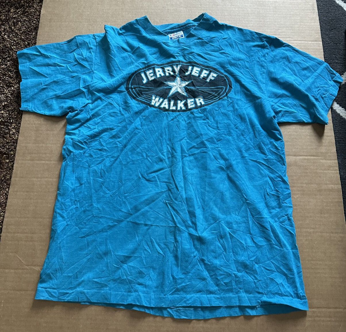 Band Tees × Vintage Jerry Jeff Walker single stitch band shirt Size US XL / EU 56 / 4 - 1 Thumbnail