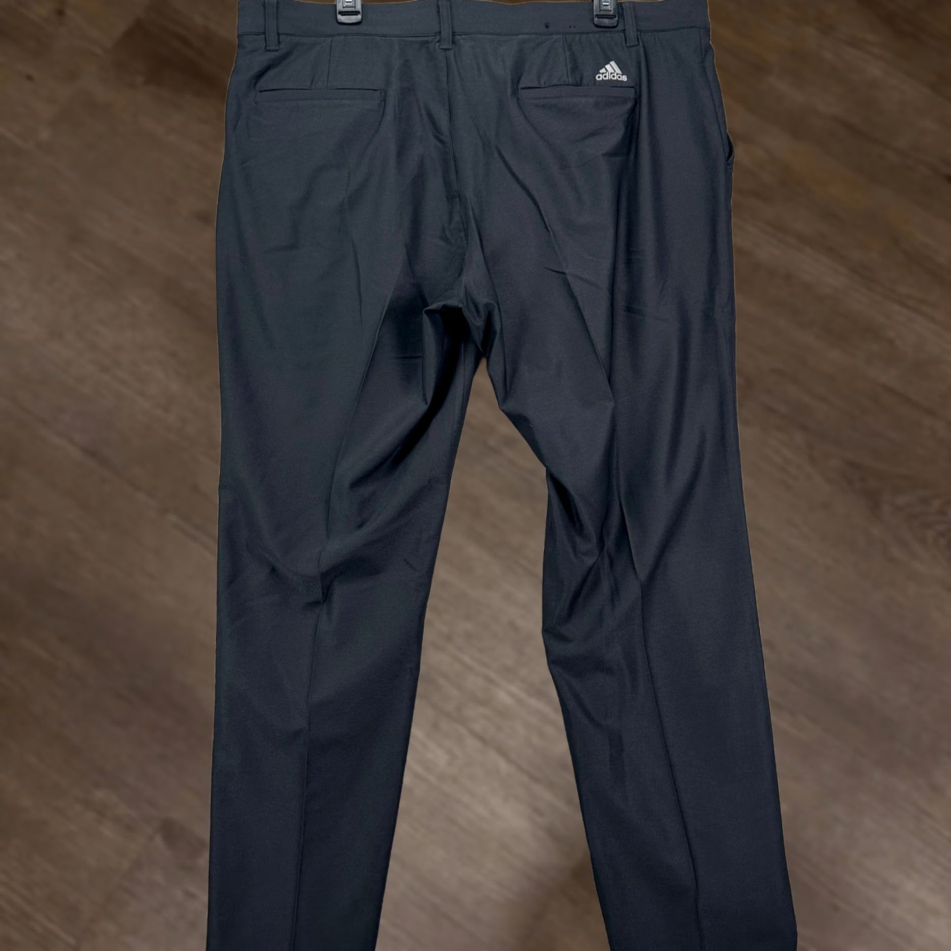 Adidas Adidas Mens Chino Golf Pants 40X32 Black Performance Tech Stretch Nylon Blend Size US 40 / EU 56 - 1 Thumbnail