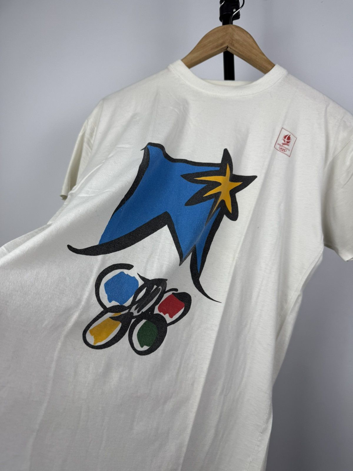 USA Olympics × Vintage Vintage 1992 ALBERTVILLE Winter Olympic Games t-shirt Size US M / EU 48-50 / 2 - 3 Thumbnail