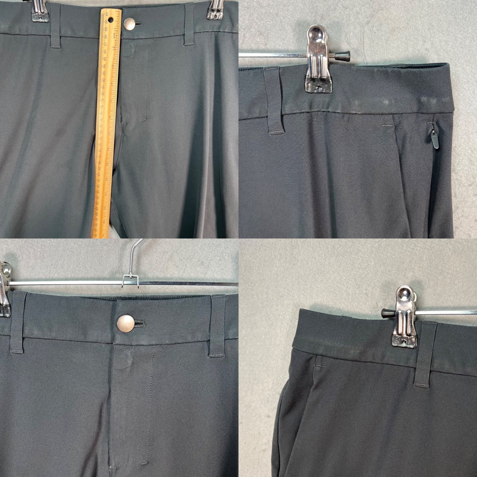 Lululemon Lululemon Mens Pants Chino 36 Black Tailored Fit 5-Pocket Tapered Flat Front Inseam 28 Rise Mid Vintage No Size US 36 / EU 52 - 8 Thumbnail