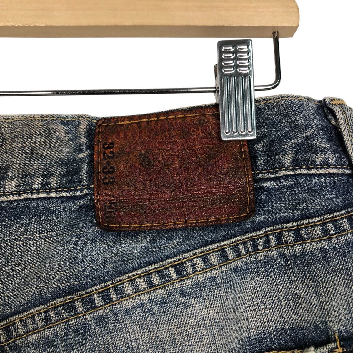Levi's Levi’s Vintage Distressed Faded Denim Heavy Whiskers Rare Size US 32 / EU 48 - 14 Thumbnail