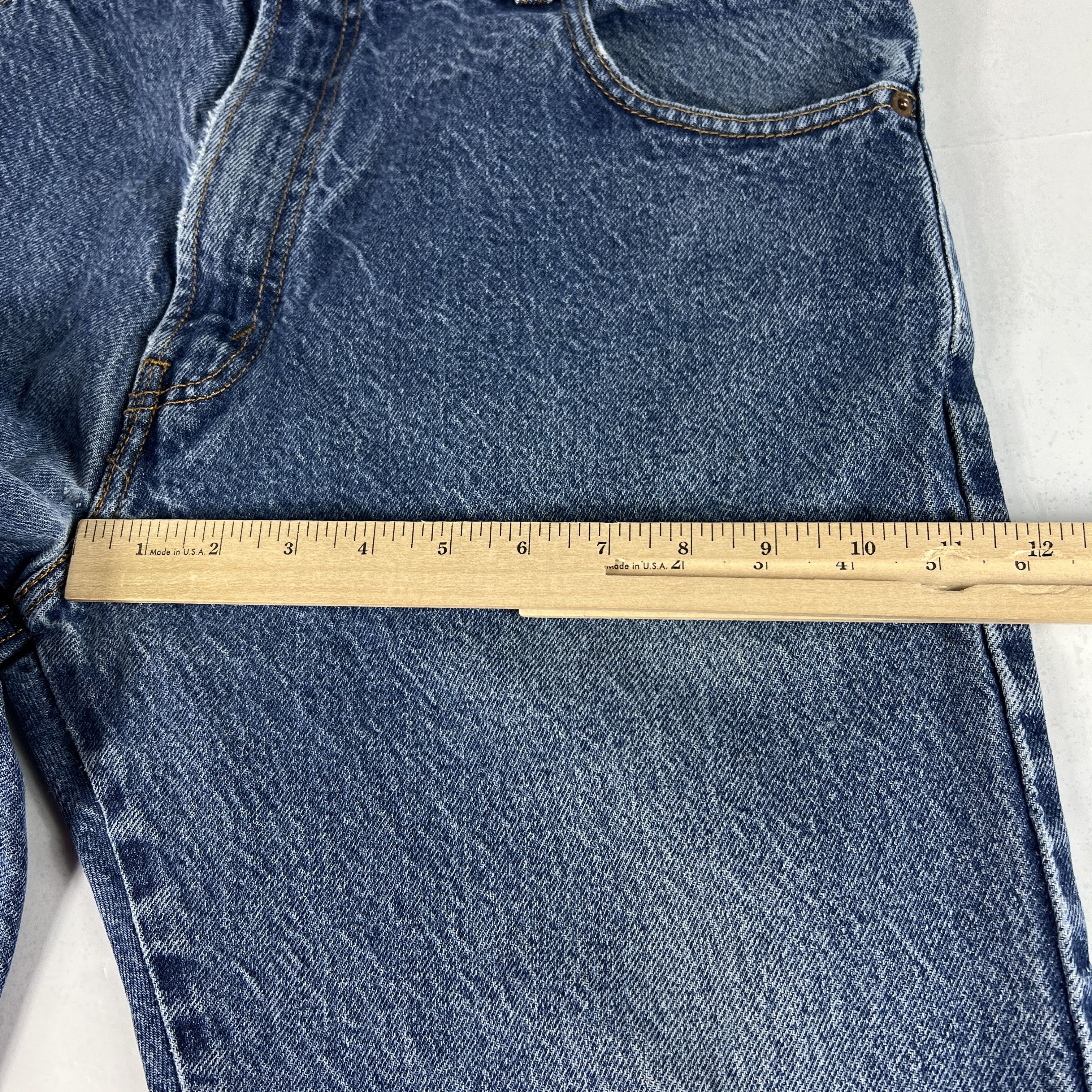 Levi's Y2K Levi's Jeans 517 Boot Cut Blue Faded Cotton Denim Size US 36 / EU 52 - 21 Thumbnail