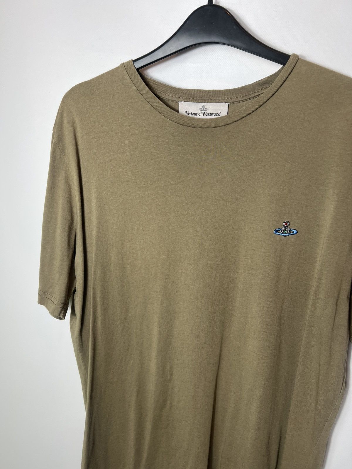 Vivienne Westwood Vintage streetwear y2k Vivienne Westwood Khaki T-shirt Size US XL / EU 56 / 4 - 5 Thumbnail