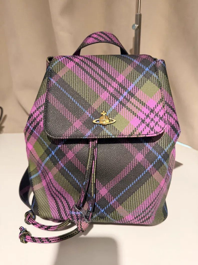 Vivienne Westwood Vivienne Westwood size os Classic checkered small backpack Size ONE SIZE - 1 Thumbnail