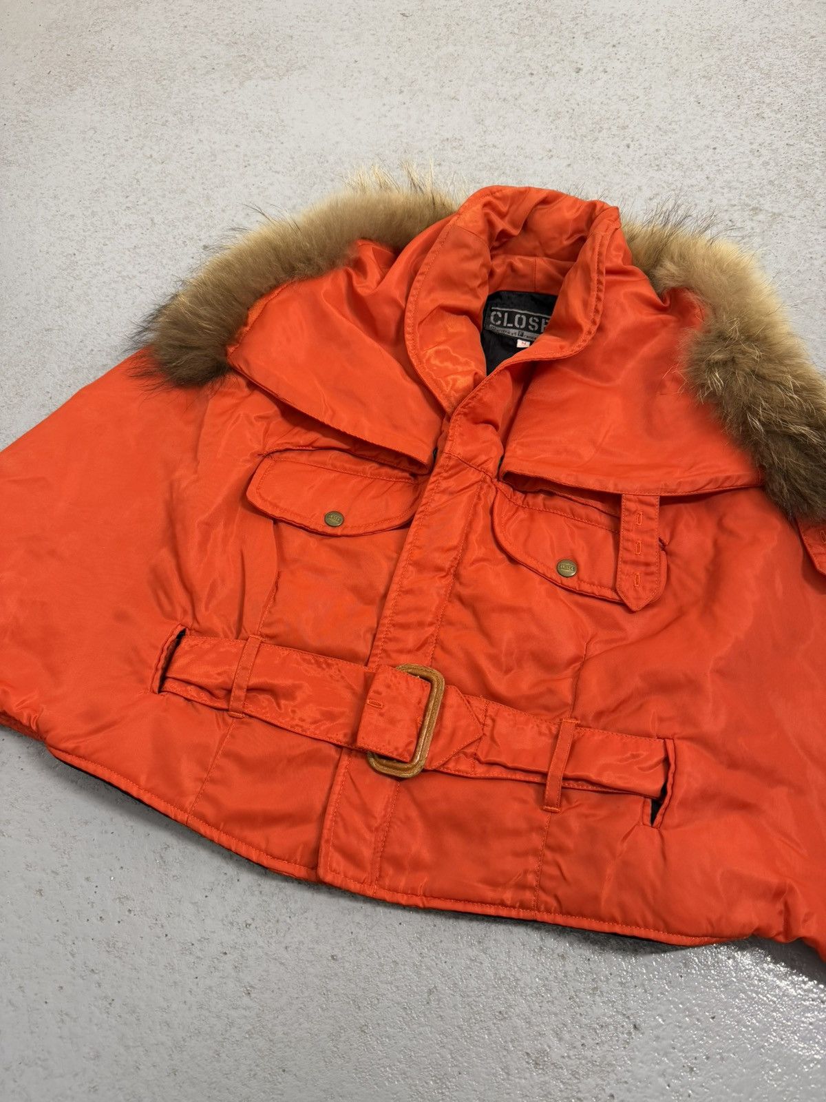 CLOSED × Marithe + Francois Girbaud 80s Marithe Francouis Girbaud For Closed Fur Jacket Size M / US 6-8 / IT 42-44 - 6 Thumbnail