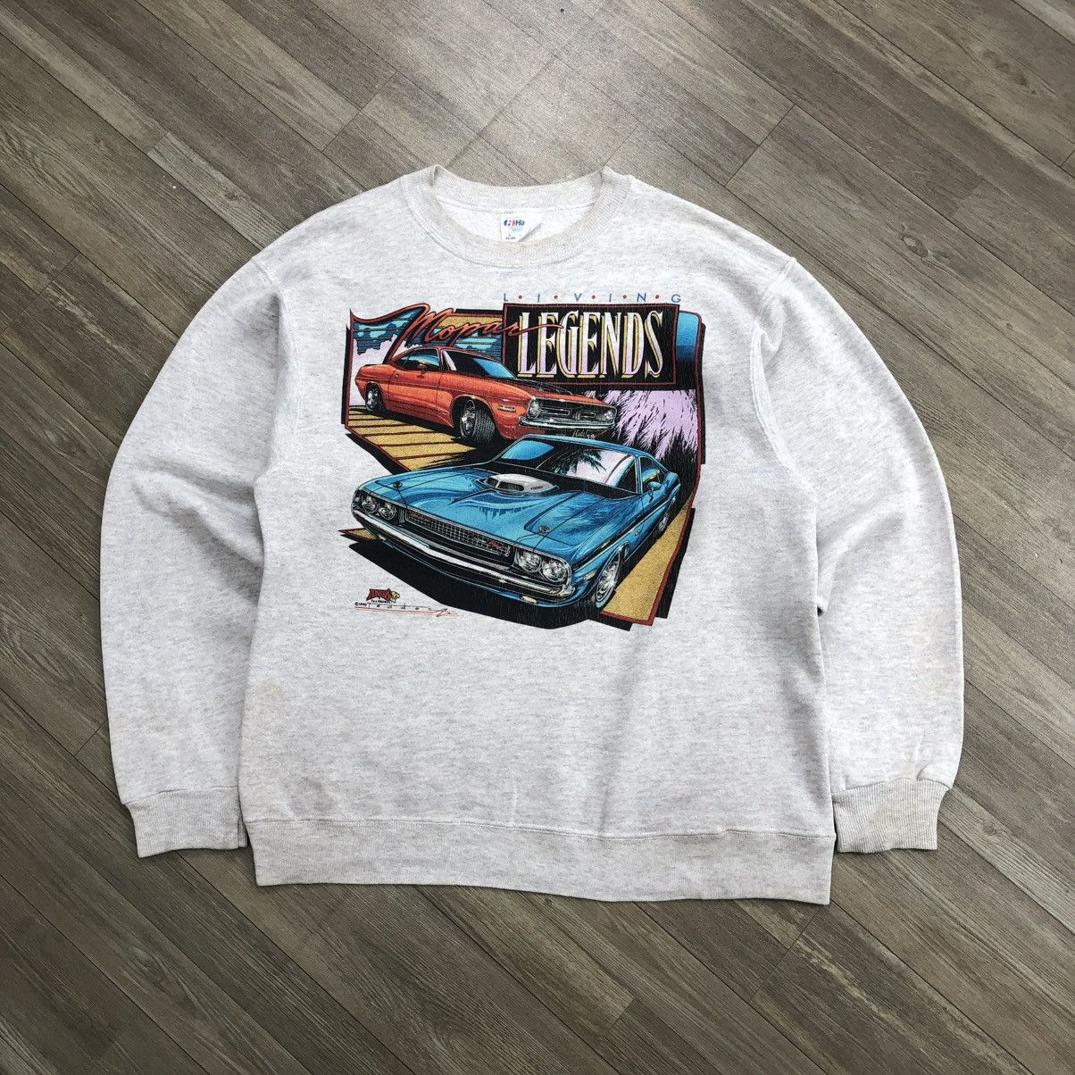 Vintage ©️1990s Vintage Mopar Living Legend Classic Racing Crewneck Size US L / EU 52-54 / 3 - 1 Thumbnail