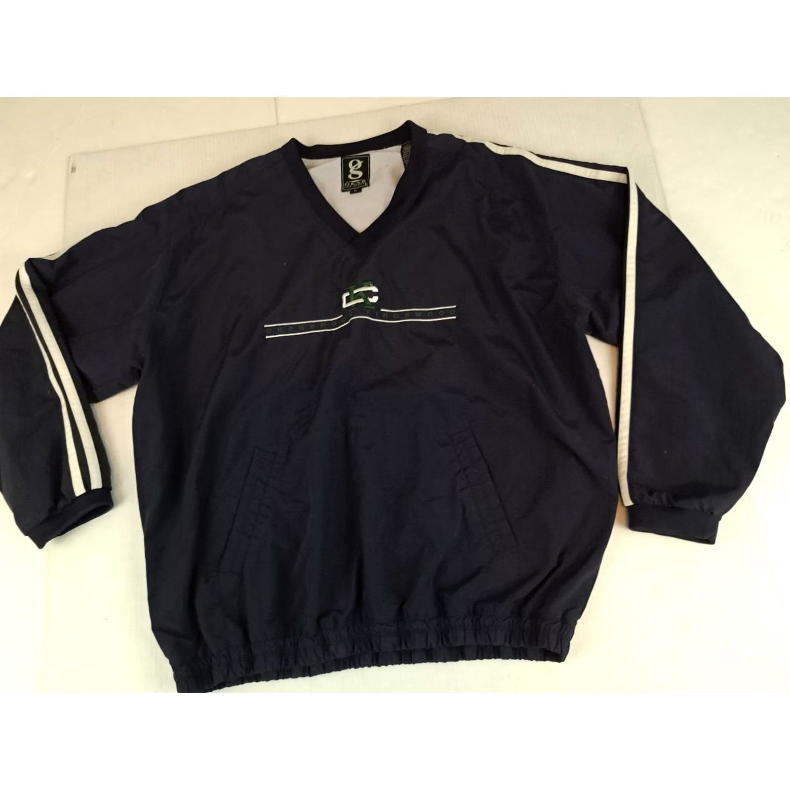 Vintage VINTAGE GEAR FOR SPORTS Cranbrook Kingswood College Michigan Embroidered Pullover Nylon Jacket Windbreaker Blue XL Men Size US XL / EU 56 / 4 - 5 Thumbnail