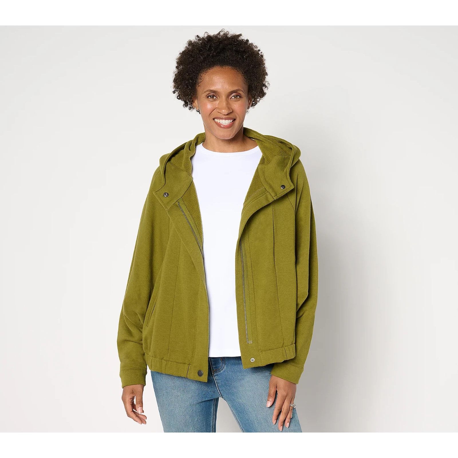 & Other Stories Peace Love World French Jacket Avocado XL A682851 Size XL / US 12-14 / IT 48-50 - 1 Thumbnail
