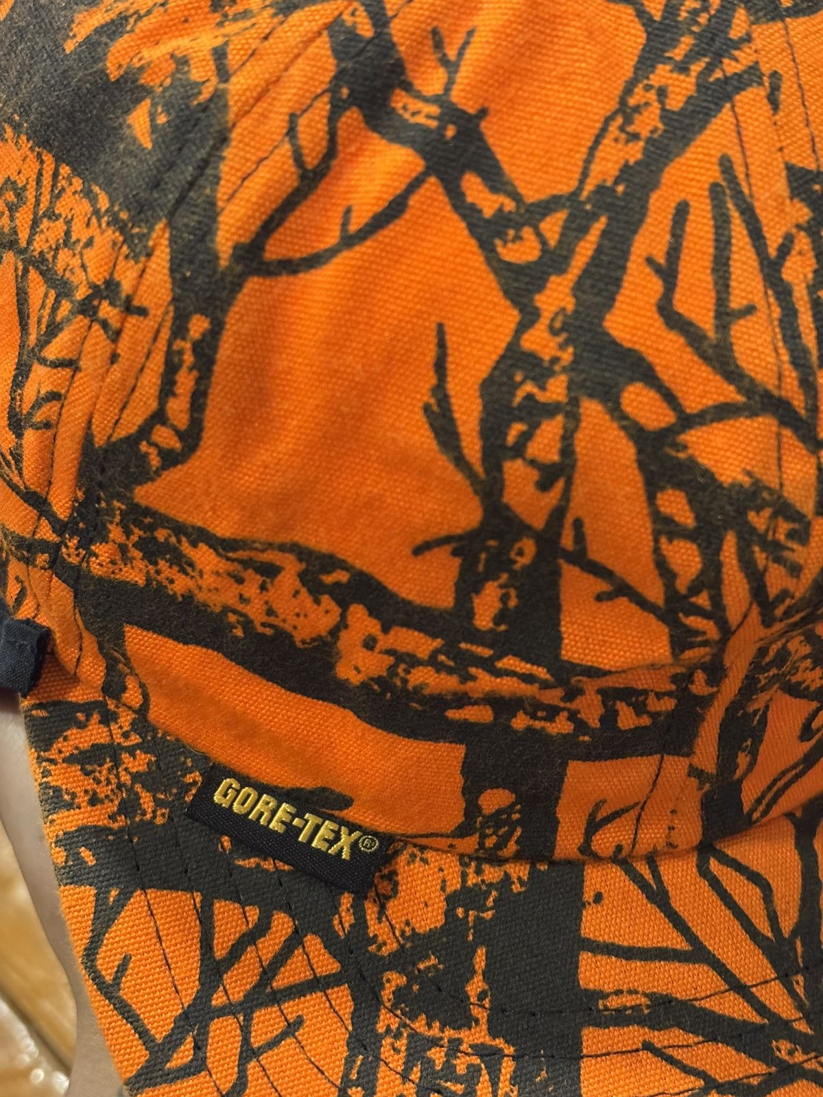 Cabelas Cabela’s Blaze Orange Camo Hunting Cap Size ONE SIZE - 6 Thumbnail