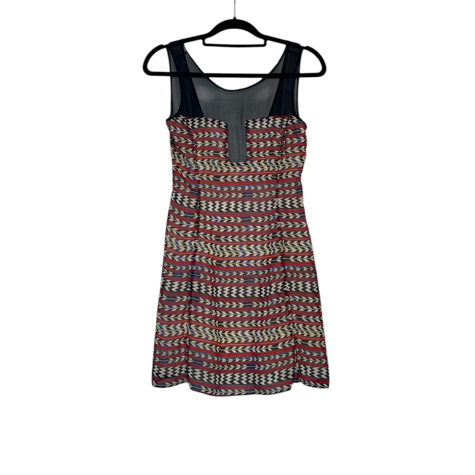 Mara Hoffman Mara Hoffman Red Blue Combo Stripe Mini Dress 0 Size XS / US 0-2 / IT 36-38 - 19 Thumbnail