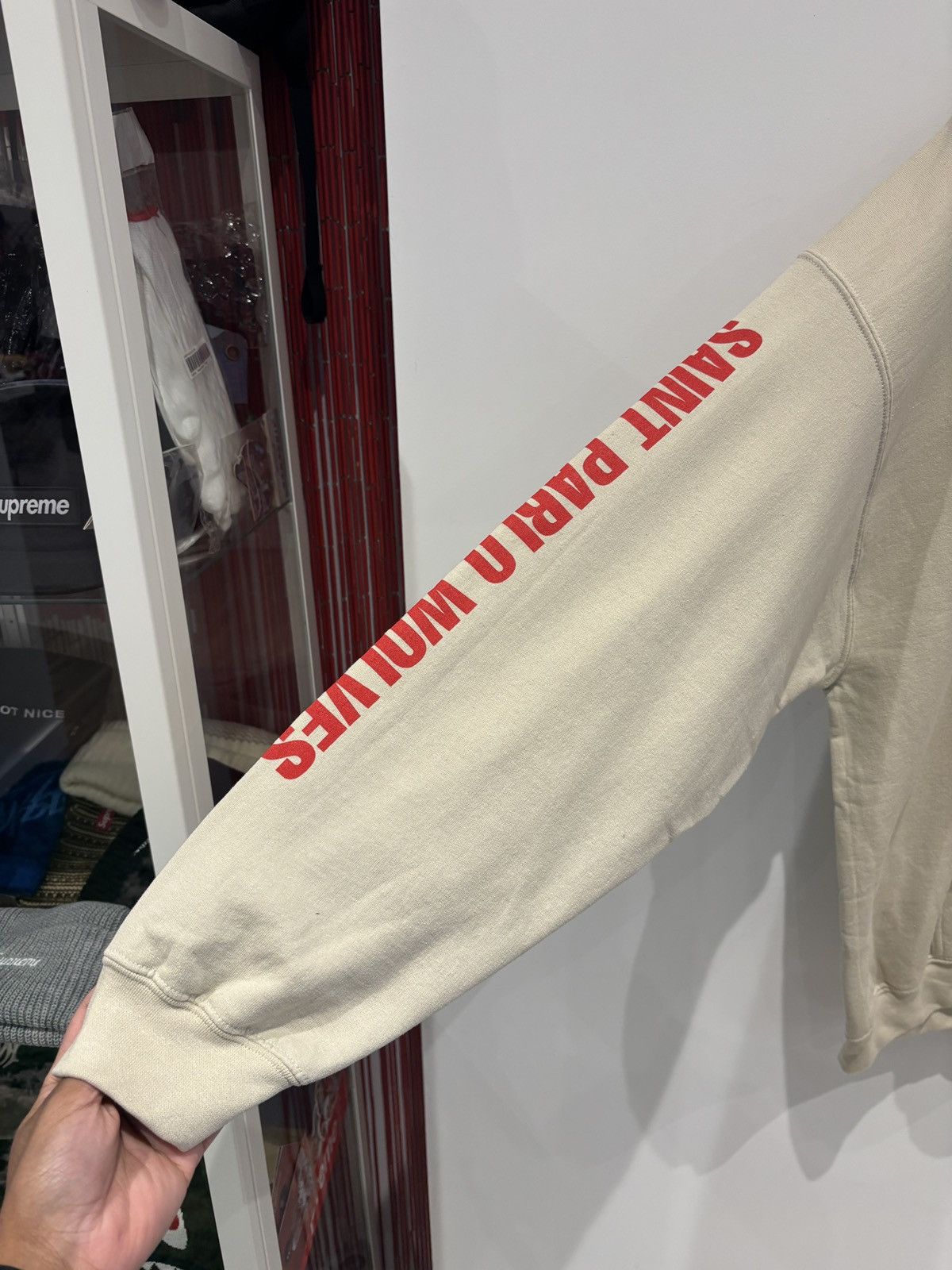 Kanye West Kanye West Saint Pablo Wolves Hoodie Sand Size: XXL Size US XXL / EU 58 / 5 - 2 Thumbnail