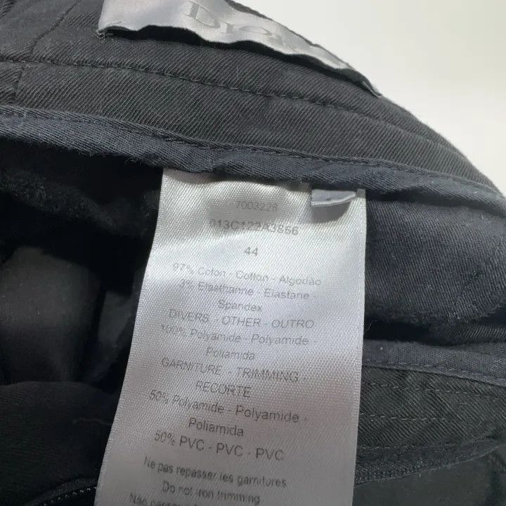 Dior Dior Dior Black Elastic Cargo Pants for Men 0079-2507 Size US 44 / EU 60 - 6 Thumbnail
