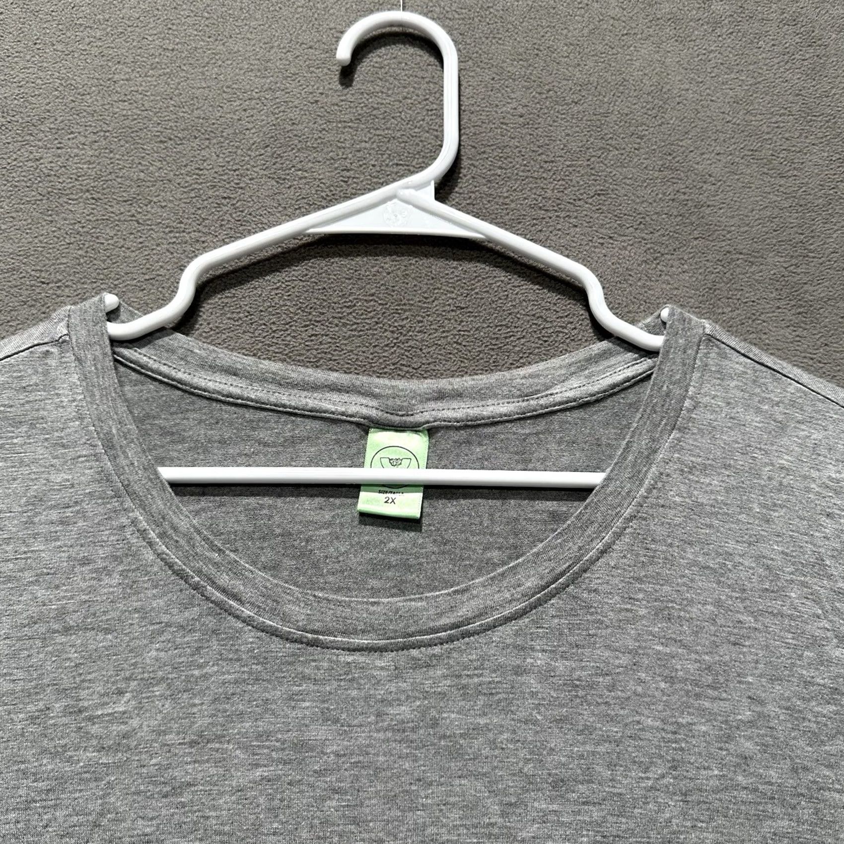 Vintage Honeydew Shirt Womens 2X Plus Gray Pajama Top Stretch Rayon Blend Short Sleeve Size XXL / US 16-18 / IT 52-54 - 3 Thumbnail