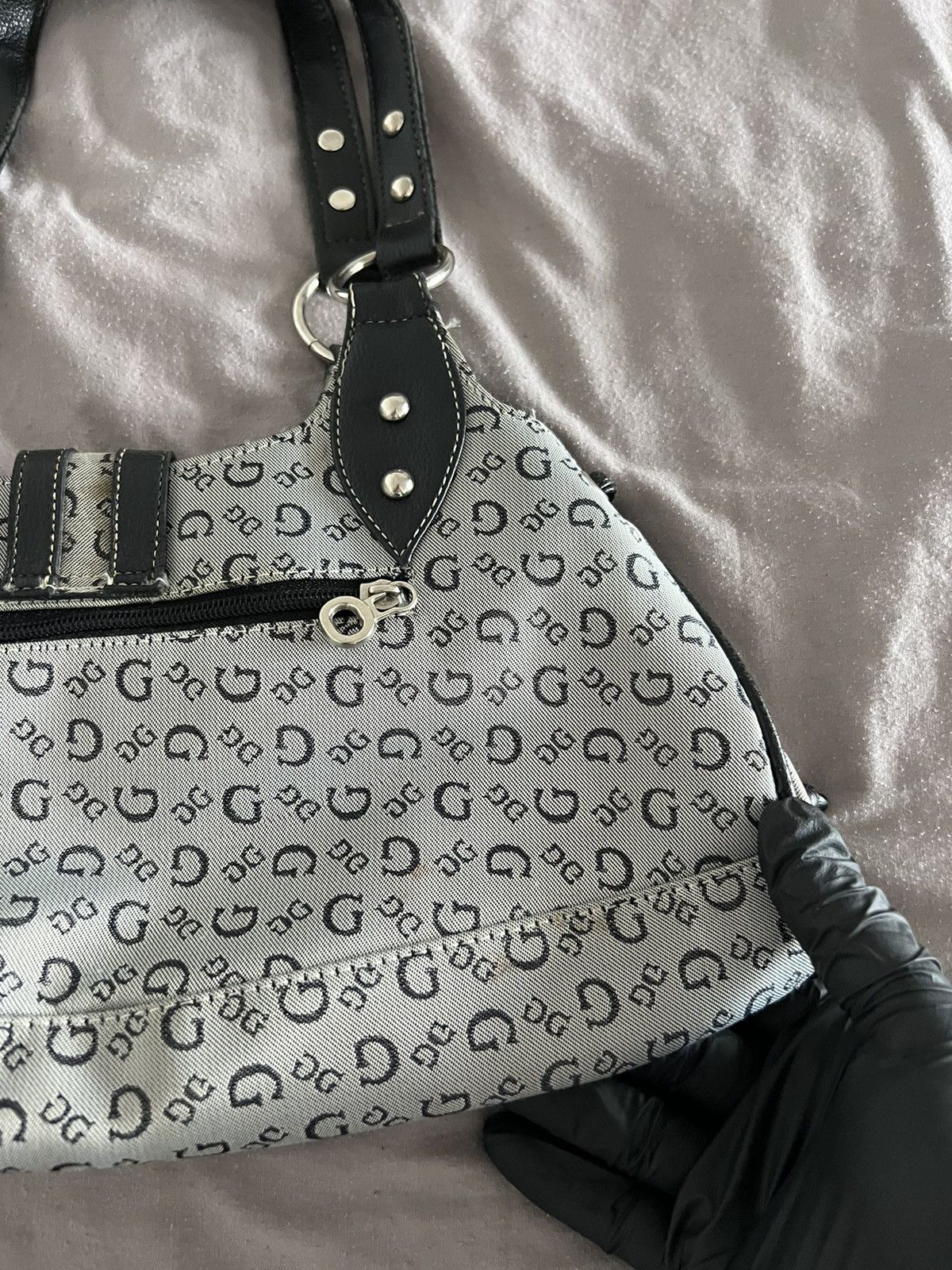 Guess Vintage Guess Y2k Bag Monogram Avantgarde Size ONE SIZE - 8 Thumbnail