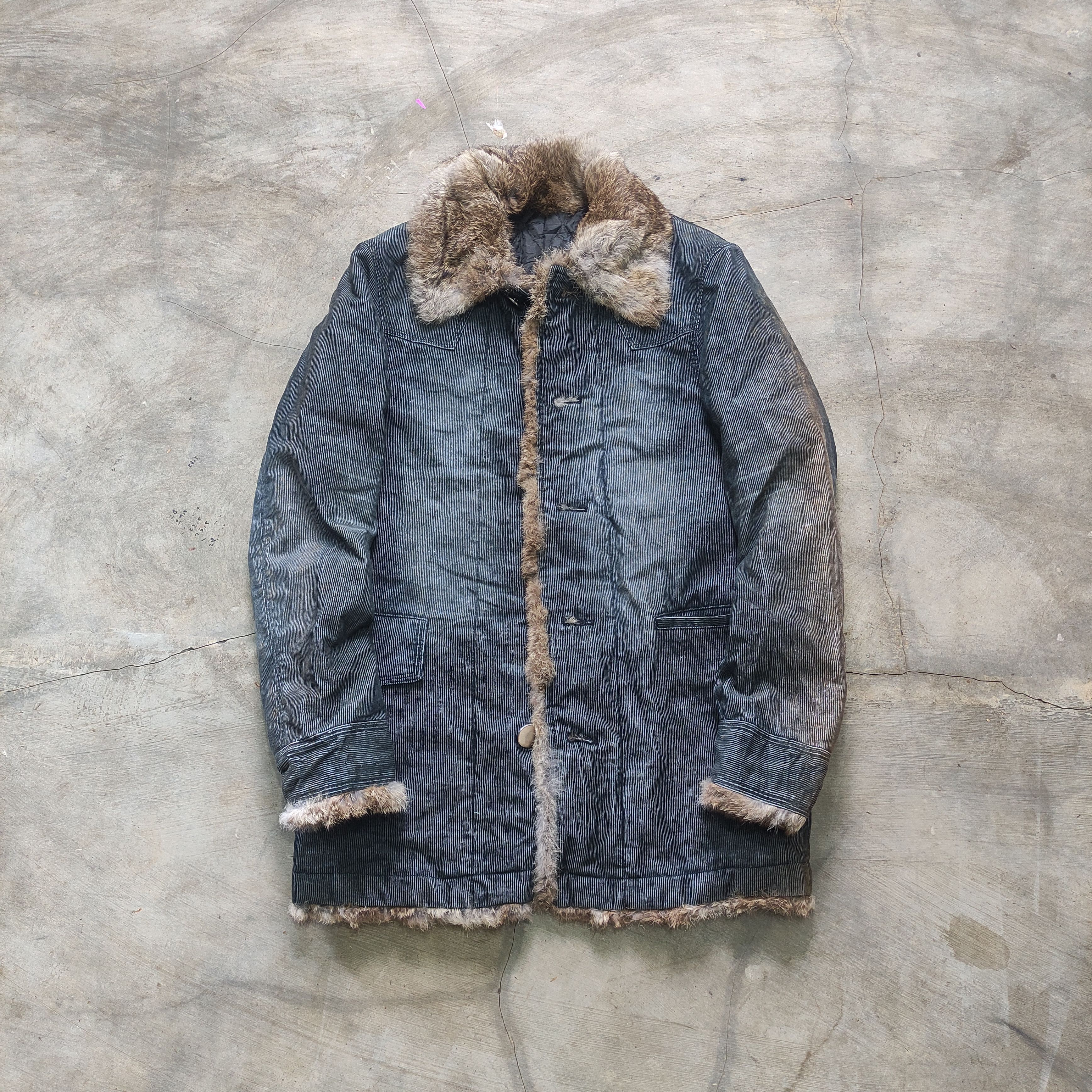 Tornado Mart Tornado Mart Fur Down Jacket | Grailed