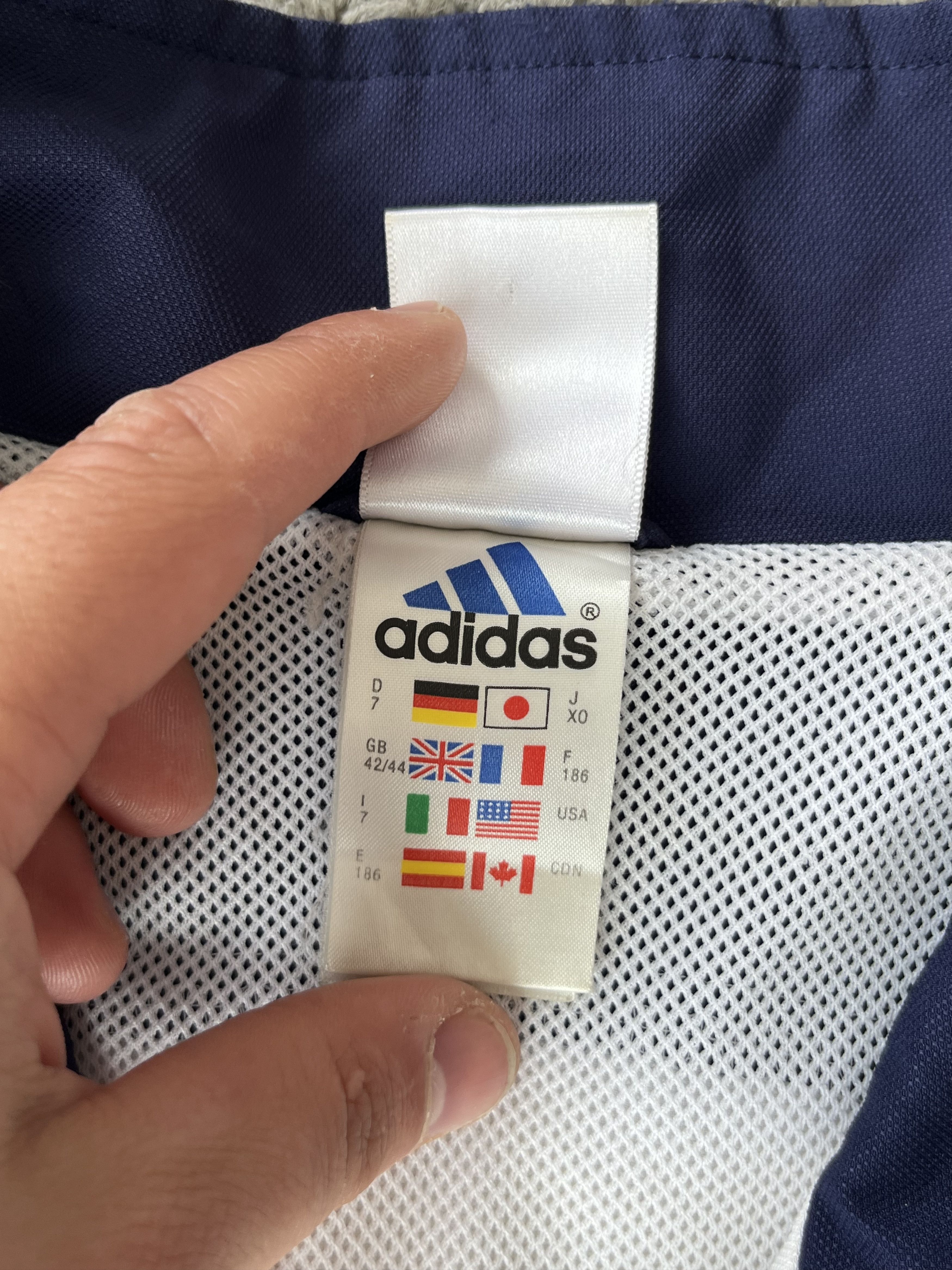 Adidas ADIDAS Vintage 90’s France Football Jacket Soccer Track Top Size US XL / EU 56 / 4 - 9 Thumbnail