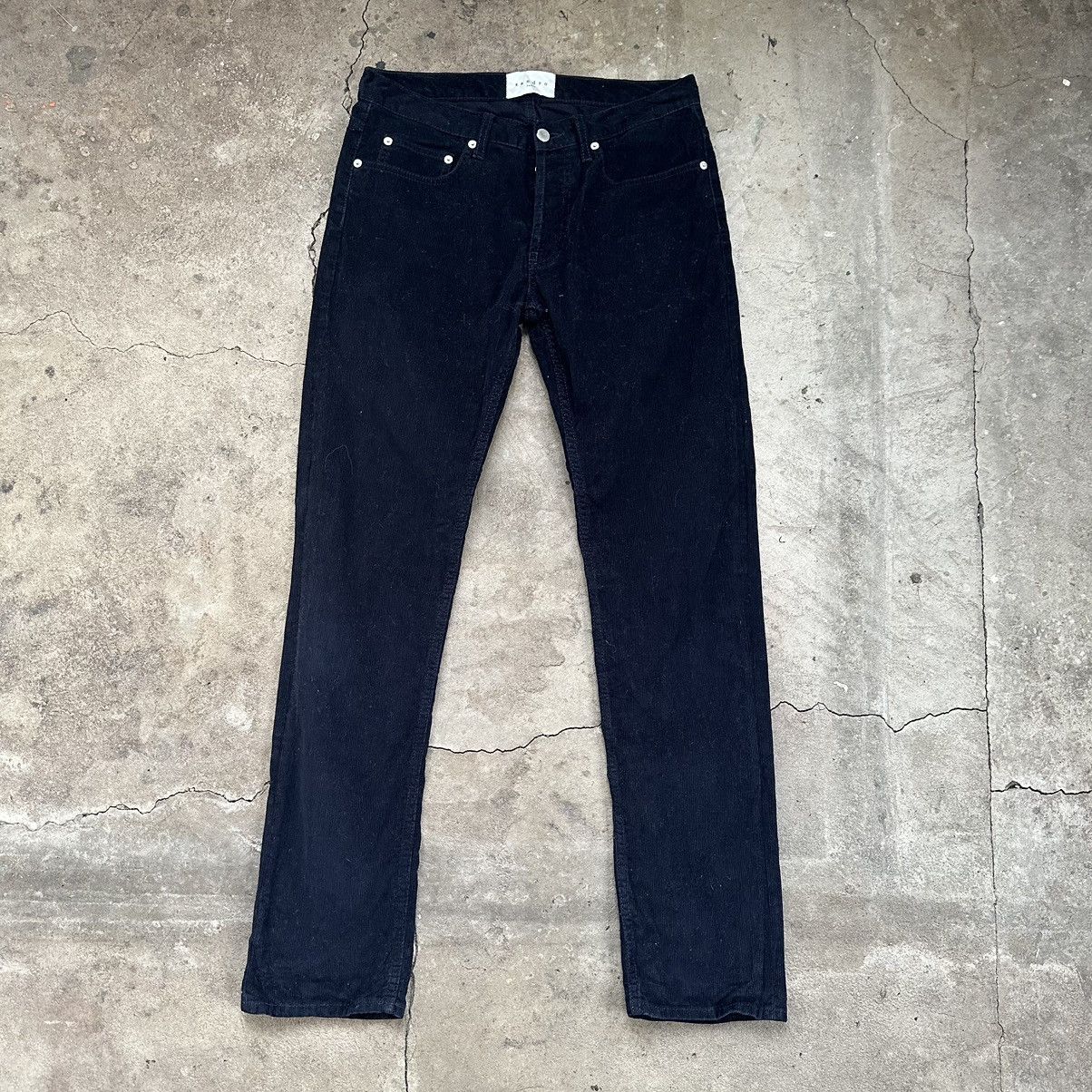 Sandro Sandro Paris Dark Navy droit Corduroy Pants Size US 32 / EU 48 - 1 Thumbnail
