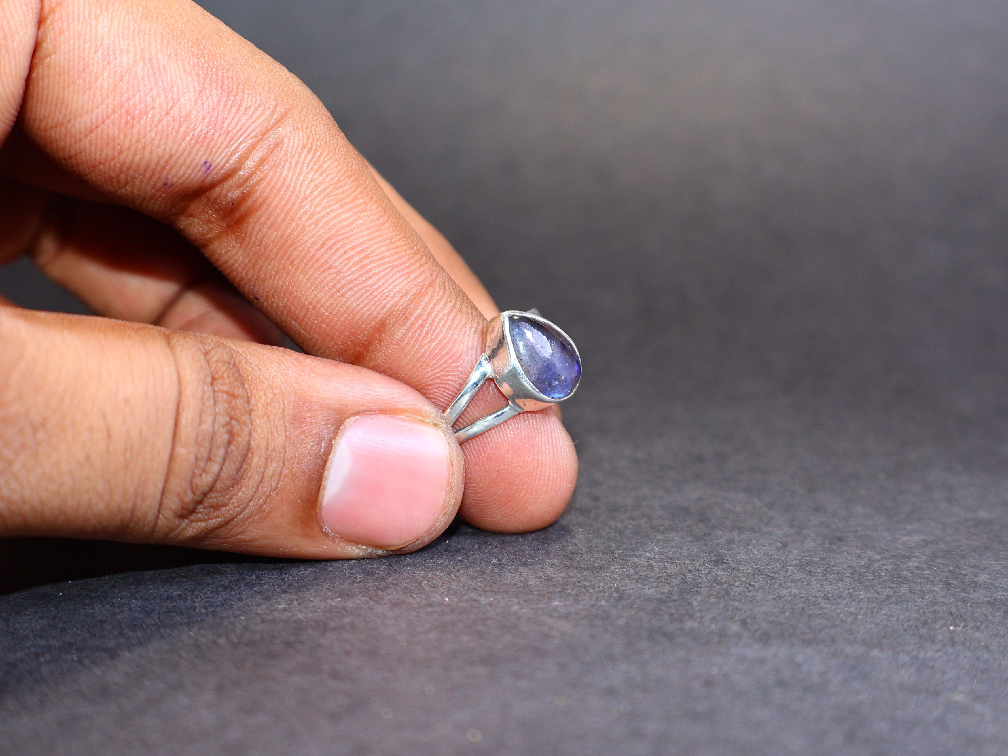 Handmade Labradorite Ring, 925 Silver Handmade Ring, Women Ring, Size ONE SIZE - 9 Thumbnail
