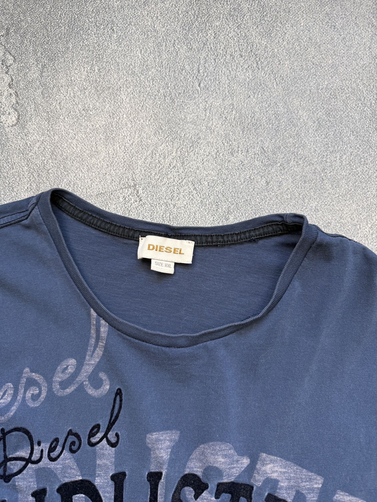 Diesel Vintage Diesel Big Logo Tee T-Shirl Size US XL / EU 56 / 4 - 4 Thumbnail