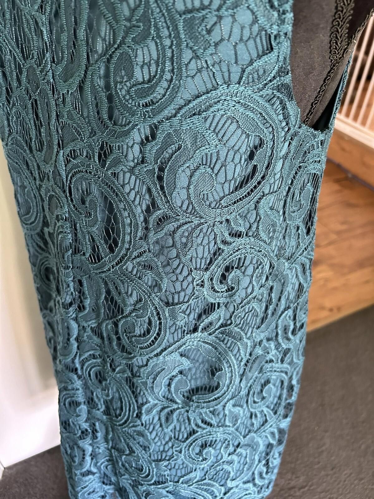 Other Altar'd State Green Lace Shift Dress - Size Medium (001) Size M / US 6-8 / IT 42-44 - 9 Thumbnail