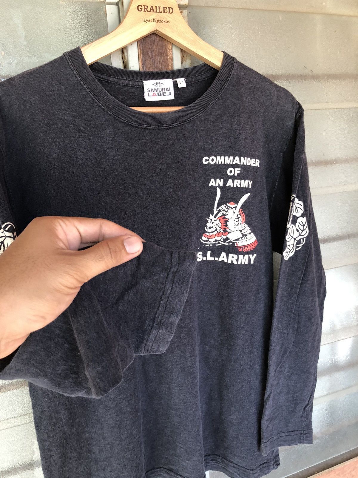 Japanese Brand Vintage Samurai Label Commander Of An Army Japan Shirt Tee Size US M / EU 48-50 / 2 - 7 Thumbnail