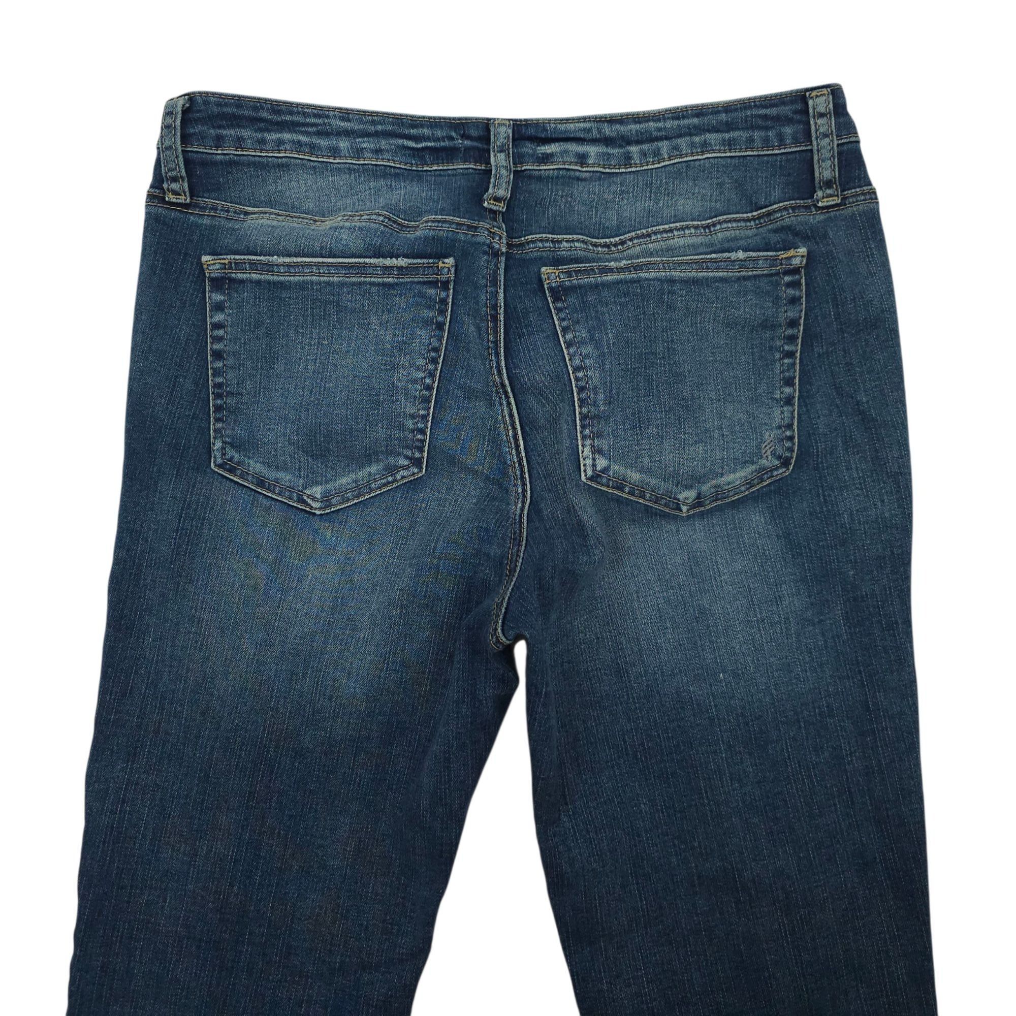 Silver Jeans Co. Silver Jeans Beau Denim Distressed Ripped Womens 31x28 Mid R Size 31" - 11 Thumbnail