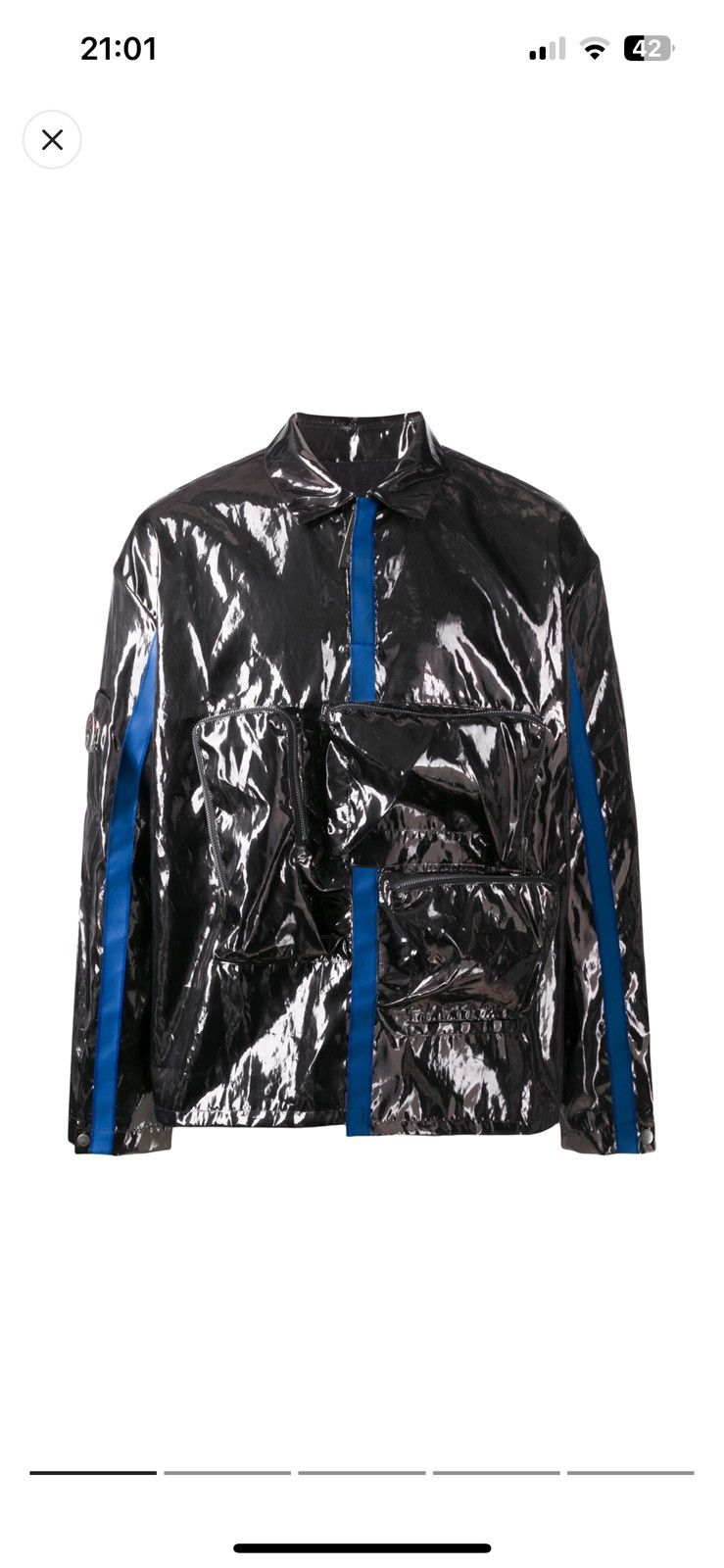 A-COLD-WALL* A-COLD-WALL* Metallic Multi-Zip Pocket Jacket Size US L / EU 52-54 / 3 - 13 Thumbnail