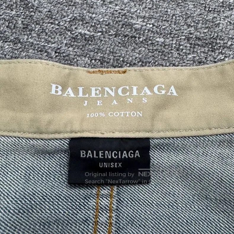 Balenciaga Balenciaga Embroidered Distressed Wide-Leg Jeans. Size US 26 / EU 42 - 3 Thumbnail