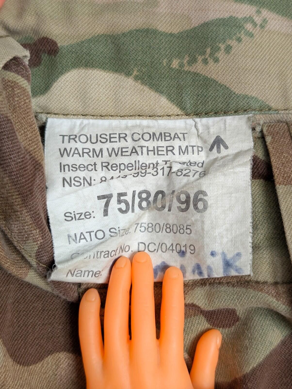 Other British Army MTP PCS Warm Weather Combat Pants - 30x29 Size ONE SIZE - 3 Thumbnail