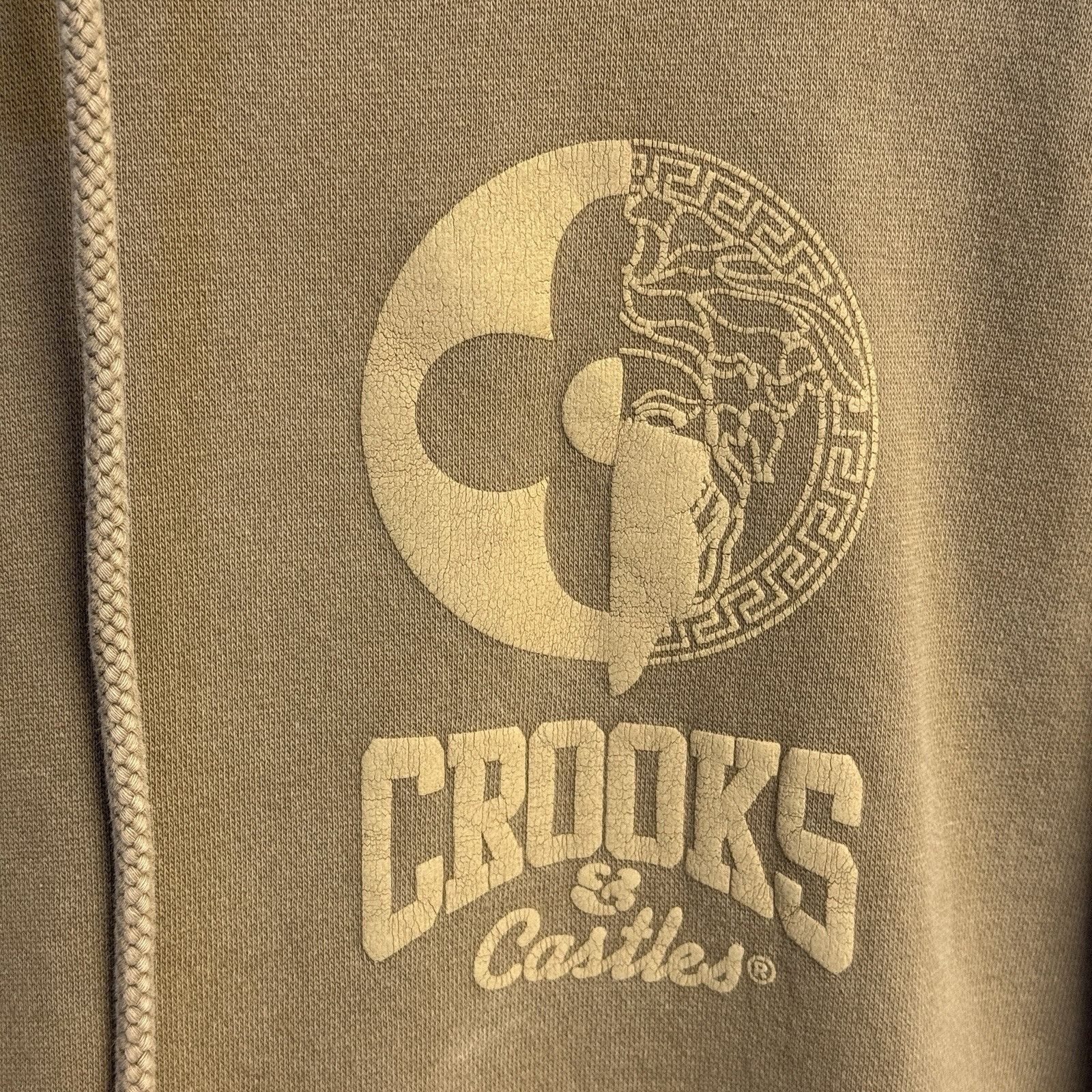 Crooks & Castles Crooks & Castles Hoodie Sweatshirt Mens Medium Brown Size US M / EU 48-50 / 2 - 4 Thumbnail