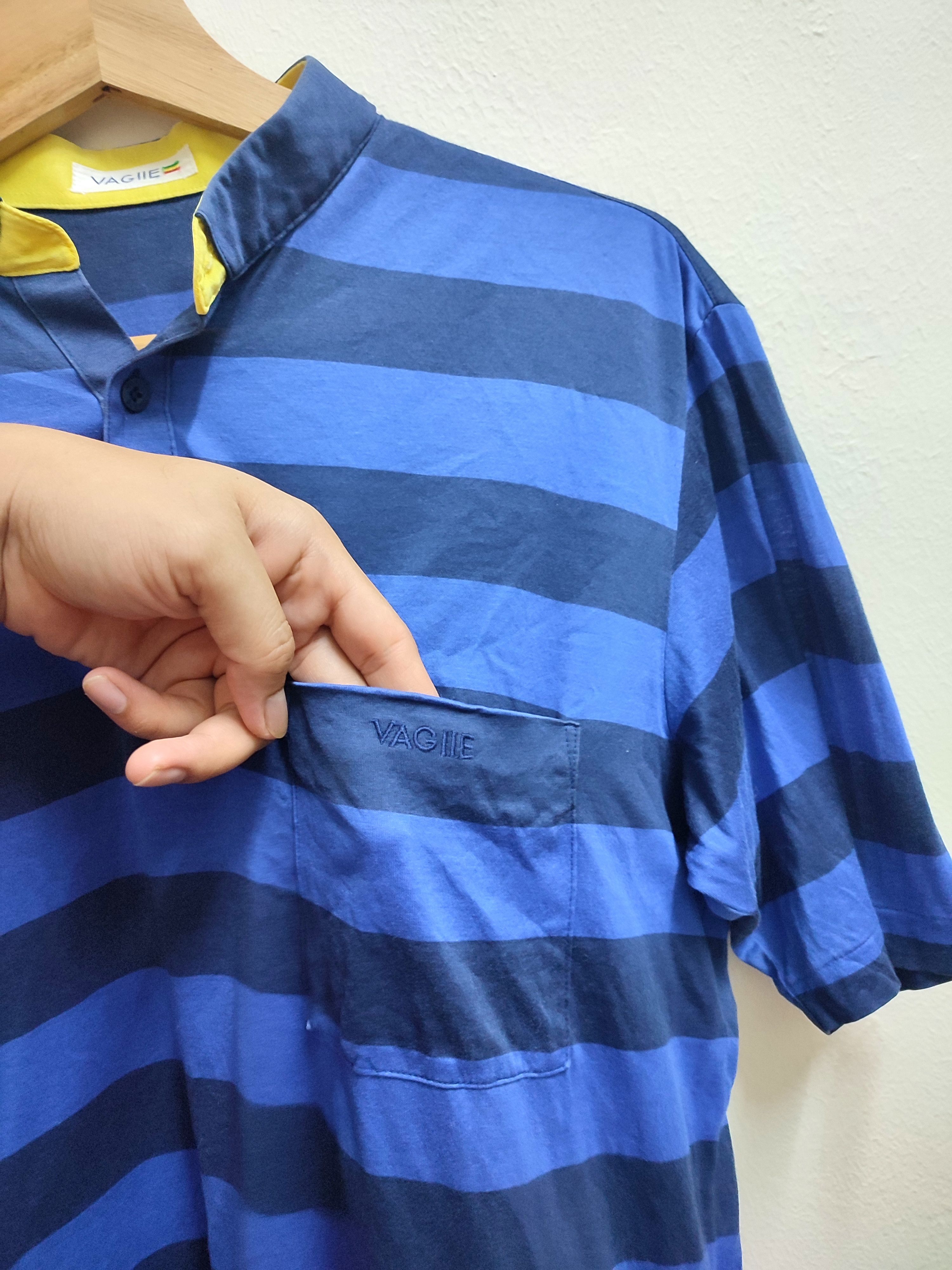 Other 💥Rare 💥 Vagiie Stripe Single Stitch Polo Shirt Size US M / EU 48-50 / 2 - 8 Thumbnail