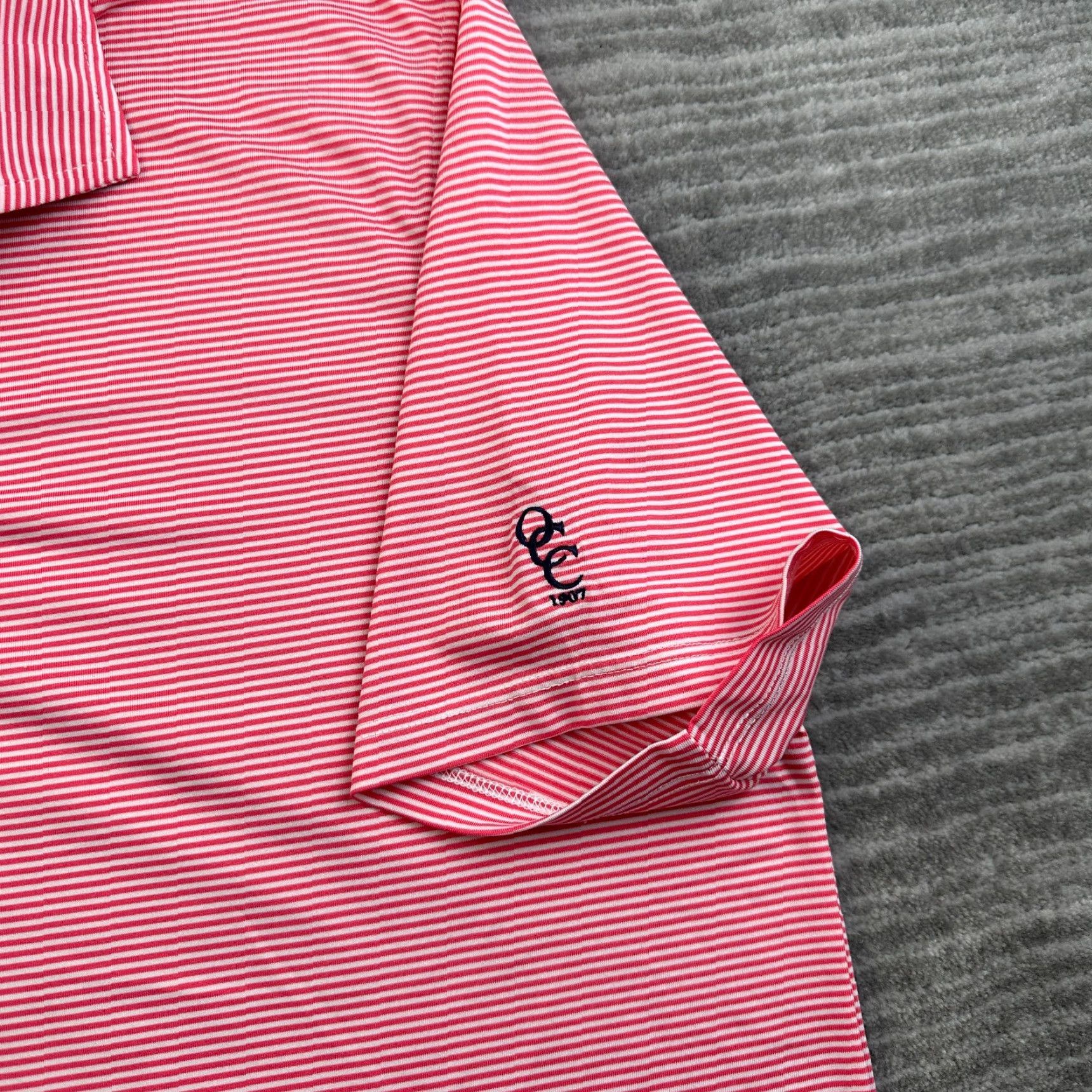 Vintage Greyson Polo Shirt Mens Large Red Striped Performance Stretch Golf Size US L / EU 52-54 / 3 - 5 Thumbnail