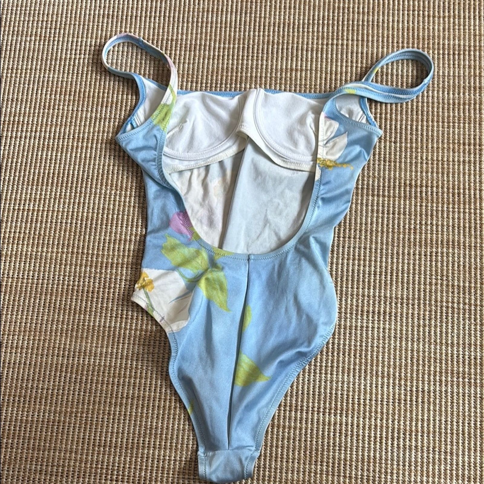 La Perla Oceano La Perla Blue and White One Piece Swimsuit Size M Size ONE SIZE - 4 Thumbnail