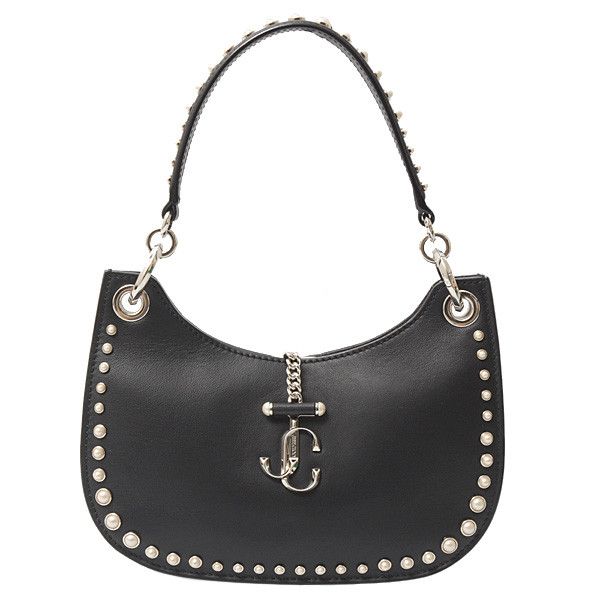 Jimmy Choo Jimmy Choo Jimmy Choo Calf Leather Faux Pearl Shoulder Bag Leather Shoulder Bag 72847 in Great Condition Size ONE SIZE - 1 Thumbnail