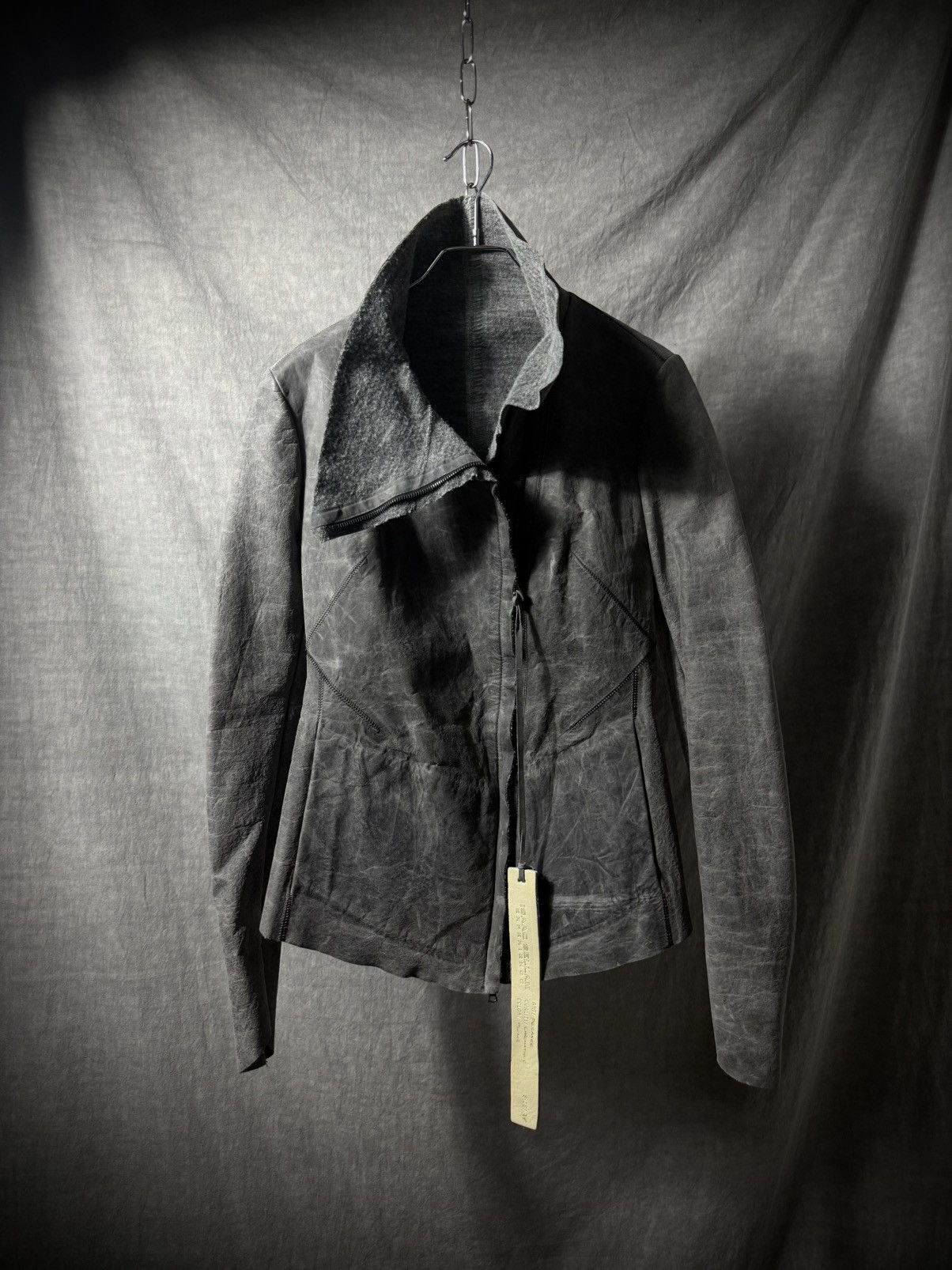 Isaac Sellam Experience Isaac Sellam Experience Asymmetric Calf Leather Jacket Size M / US 6-8 / IT 42-44 - 2 Thumbnail