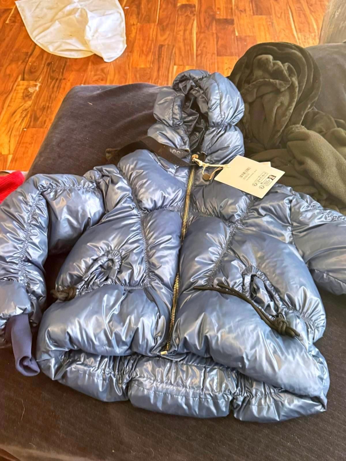 Khrisjoy KHRISJOY Slate blue Puffer Sz 0 Retail $1999 Size XS / US 0-2 / IT 36-38 - 2 Thumbnail