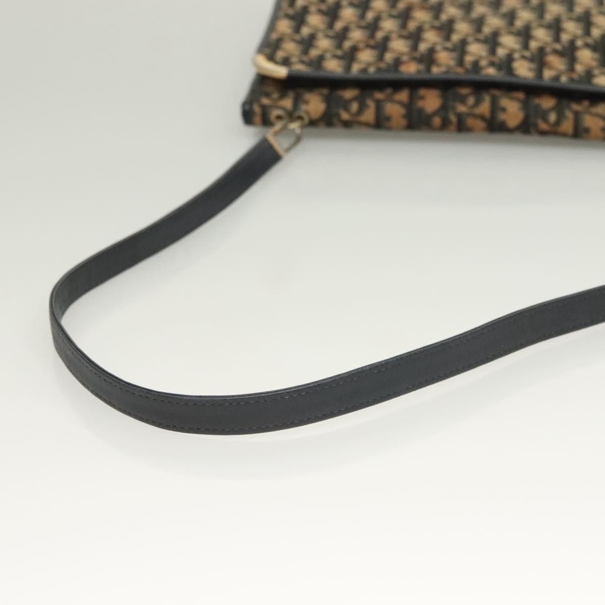 Dior DIOR Trotter Canvas Shoulder Bag Navy Gold Size ONE SIZE - 7 Thumbnail