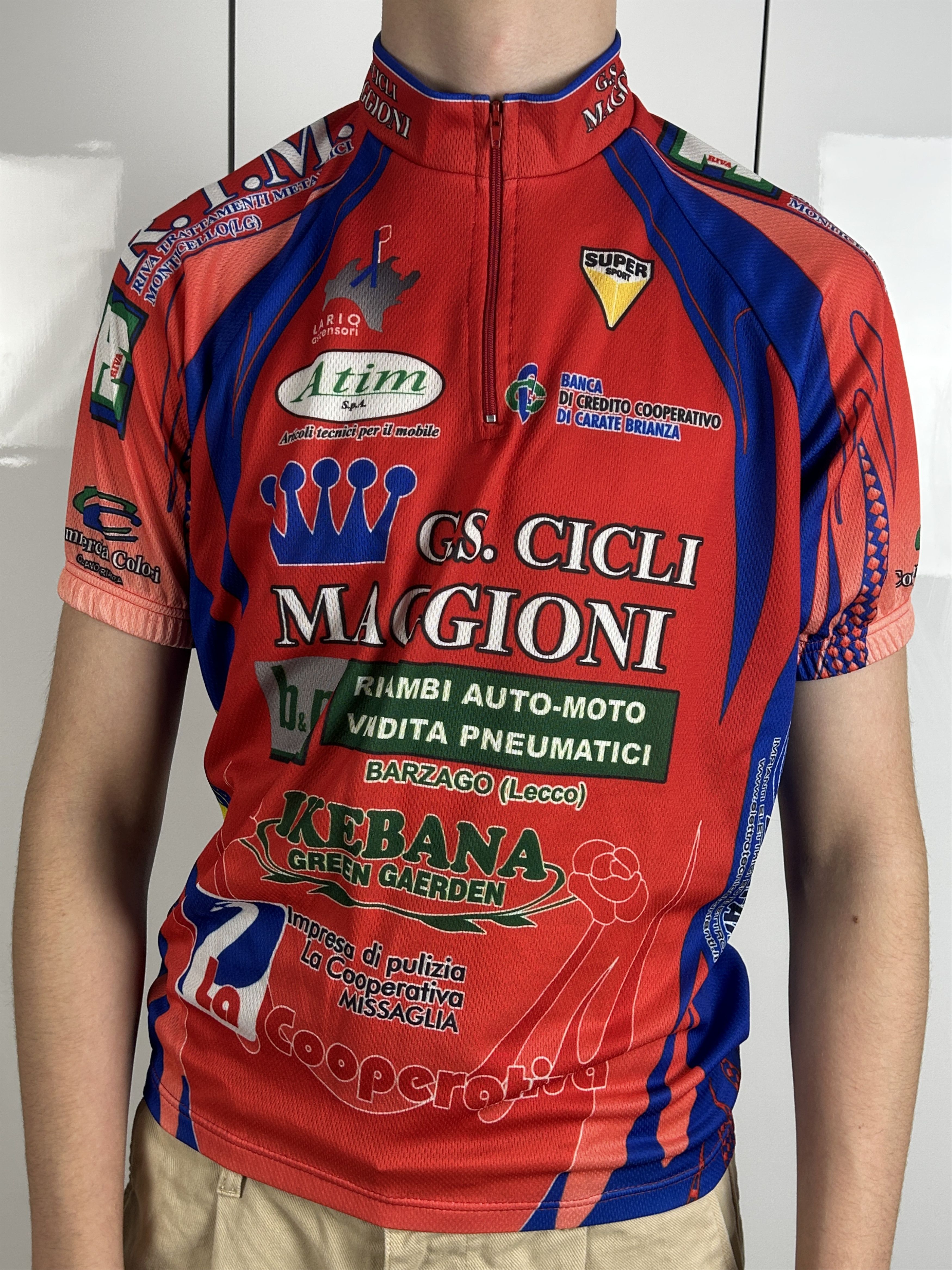 Vintage Vintage Cycling Jersey G.S. Cicli Maggioni Size US M / EU 48-50 / 2 - 1 Thumbnail