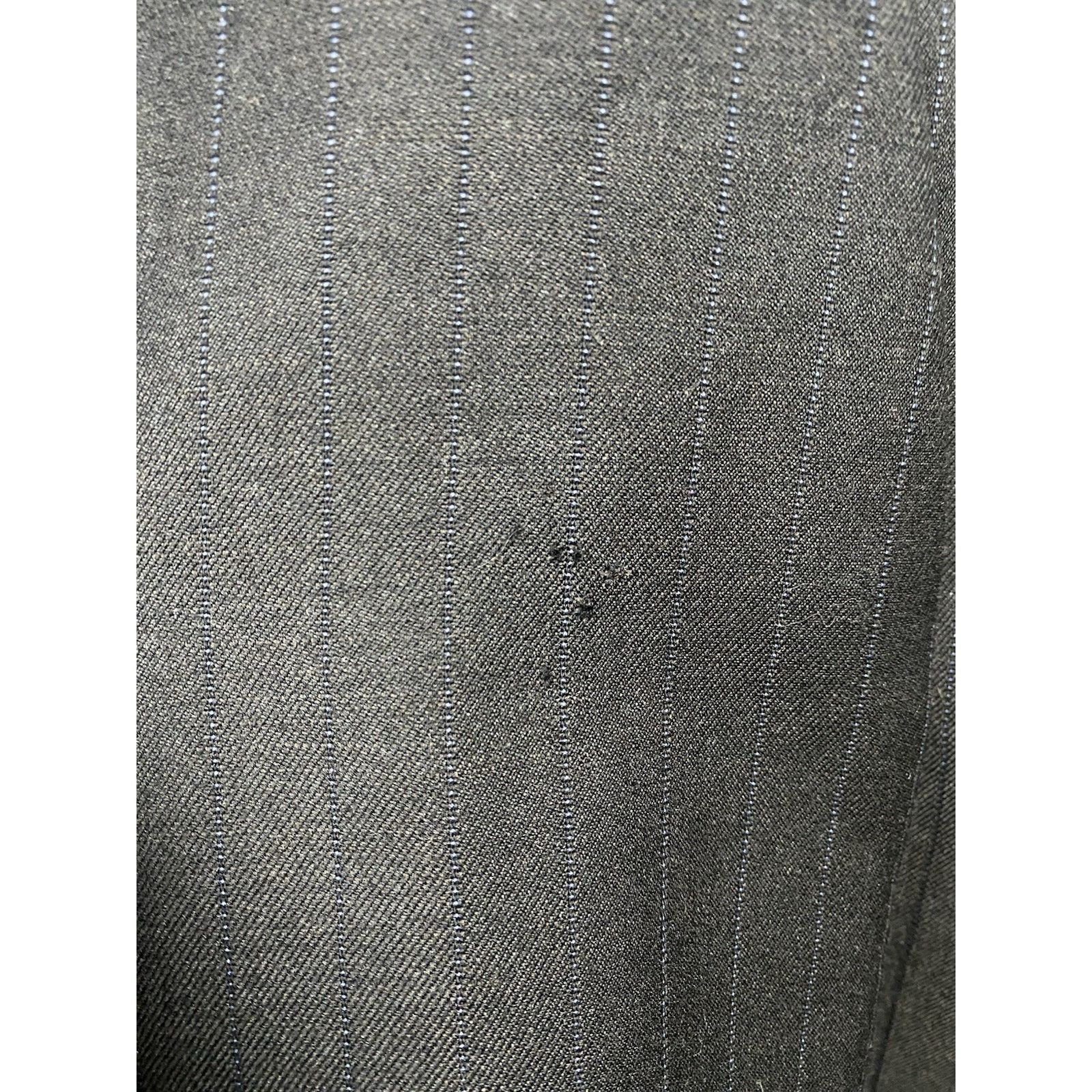 Brioni Brioni Men's Gray Wool Double Breasted Striped Wool Blazer J Size 52R - 9 Thumbnail