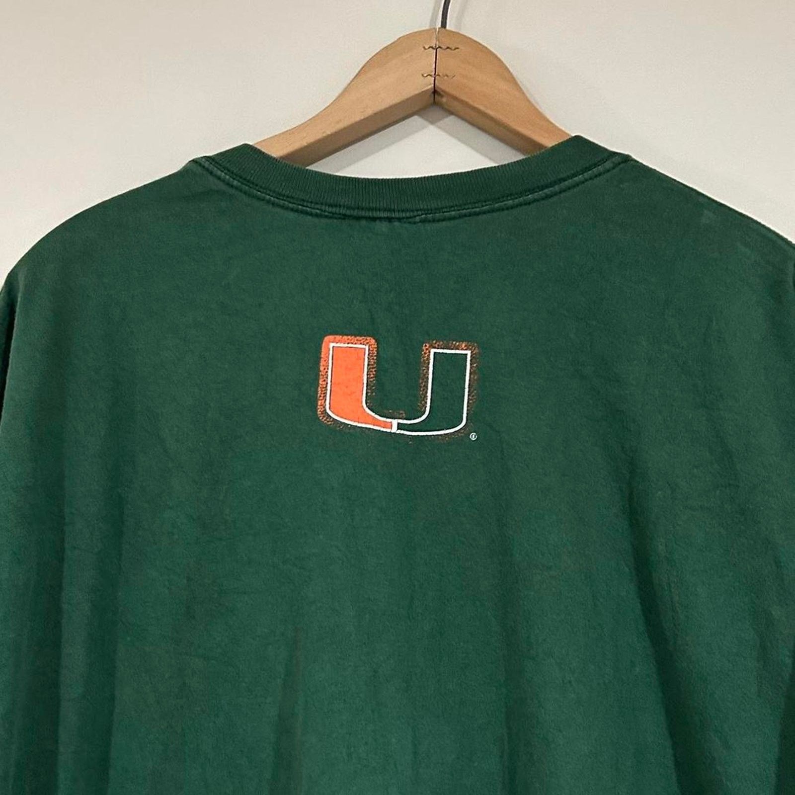Nike Vintage Nike Miami Hurricanes Basketball Shirt Size US XXL / EU 58 / 5 - 3 Thumbnail