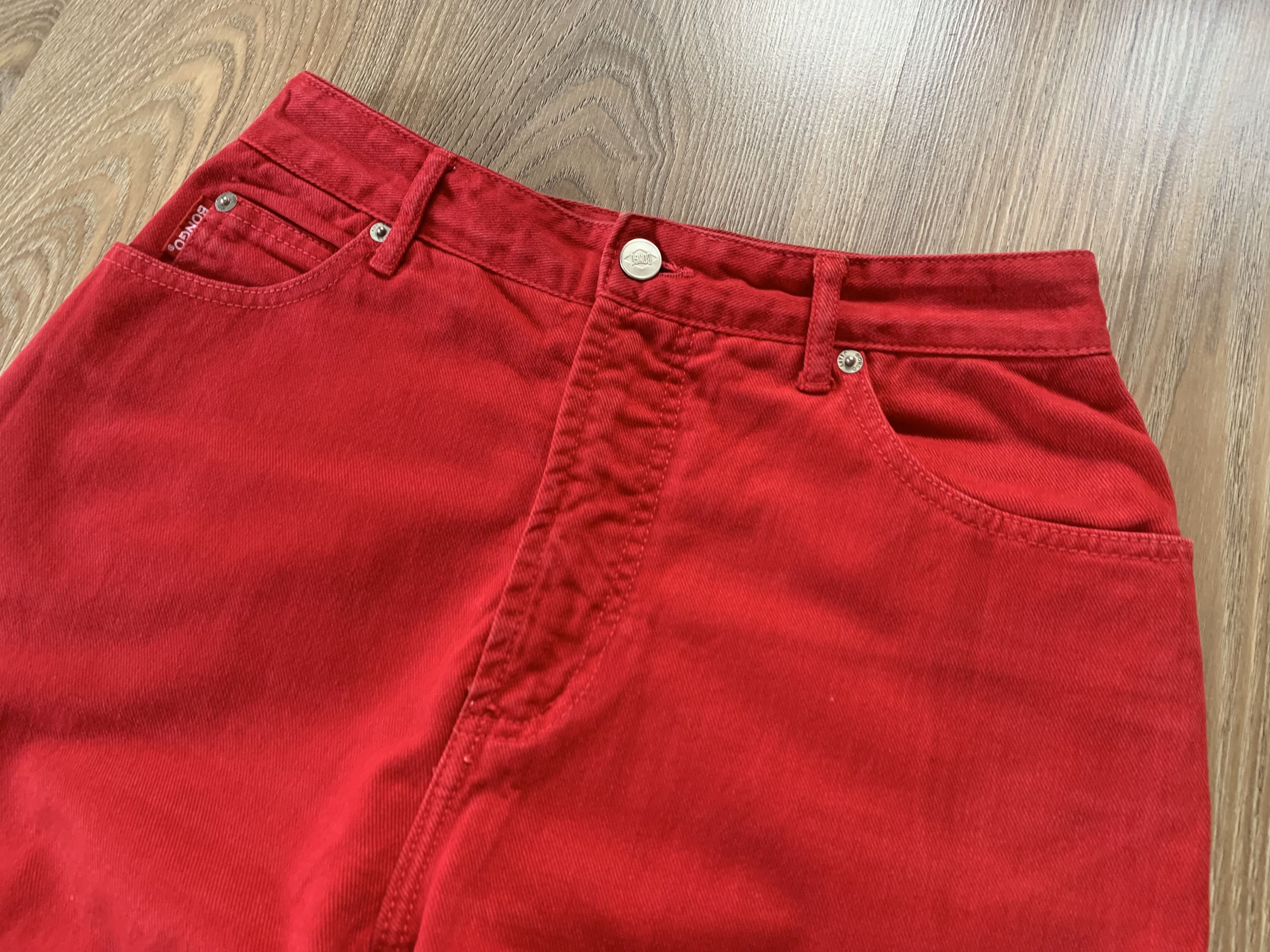 Other Vintage Bongo Jeans Special Reserve Red High Waist Size 28" / US 6 / IT 42 - 4 Thumbnail