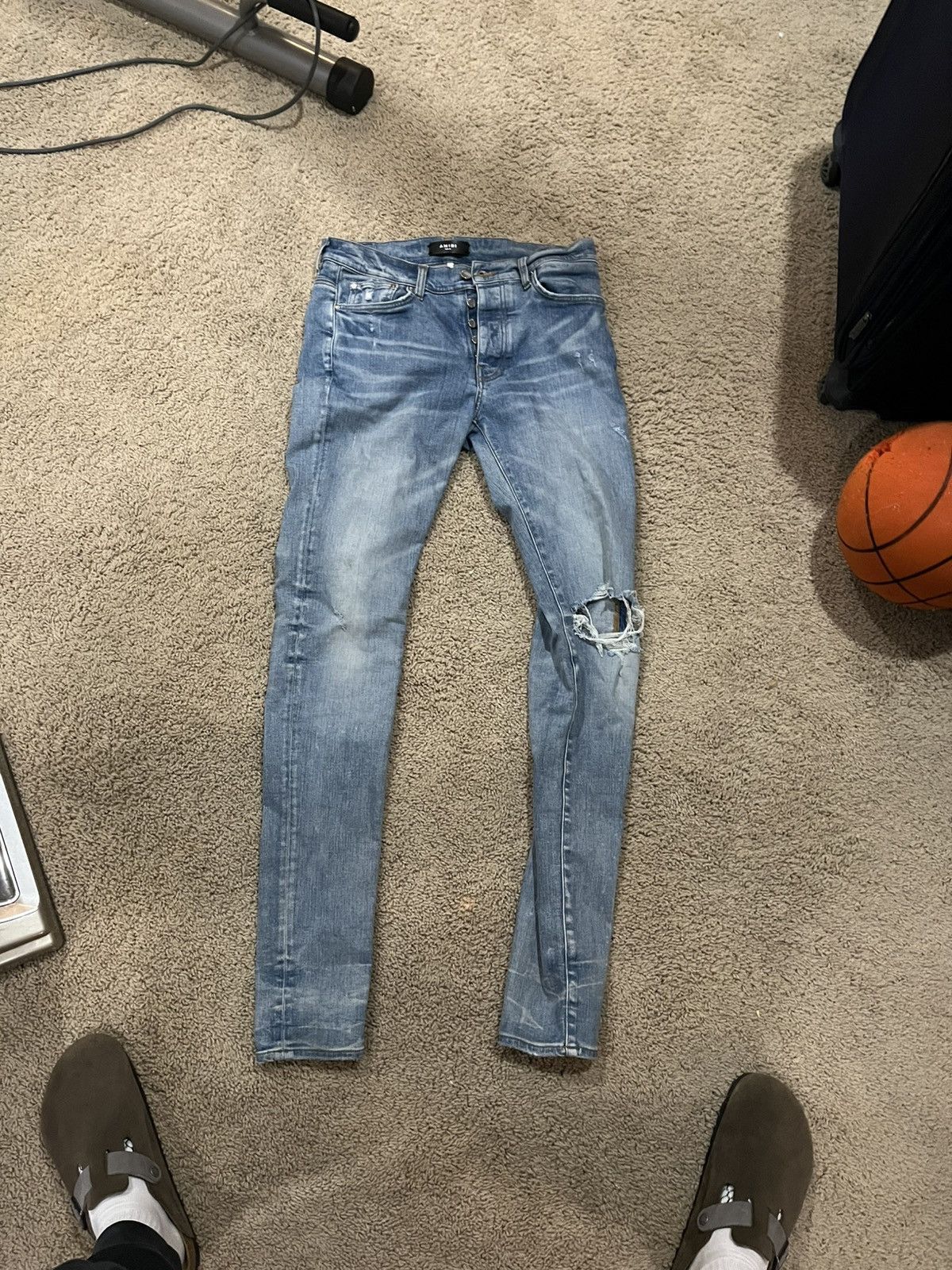 Amiri Grey Amiri Jeans Size US 32 / EU 48 - 1 Thumbnail